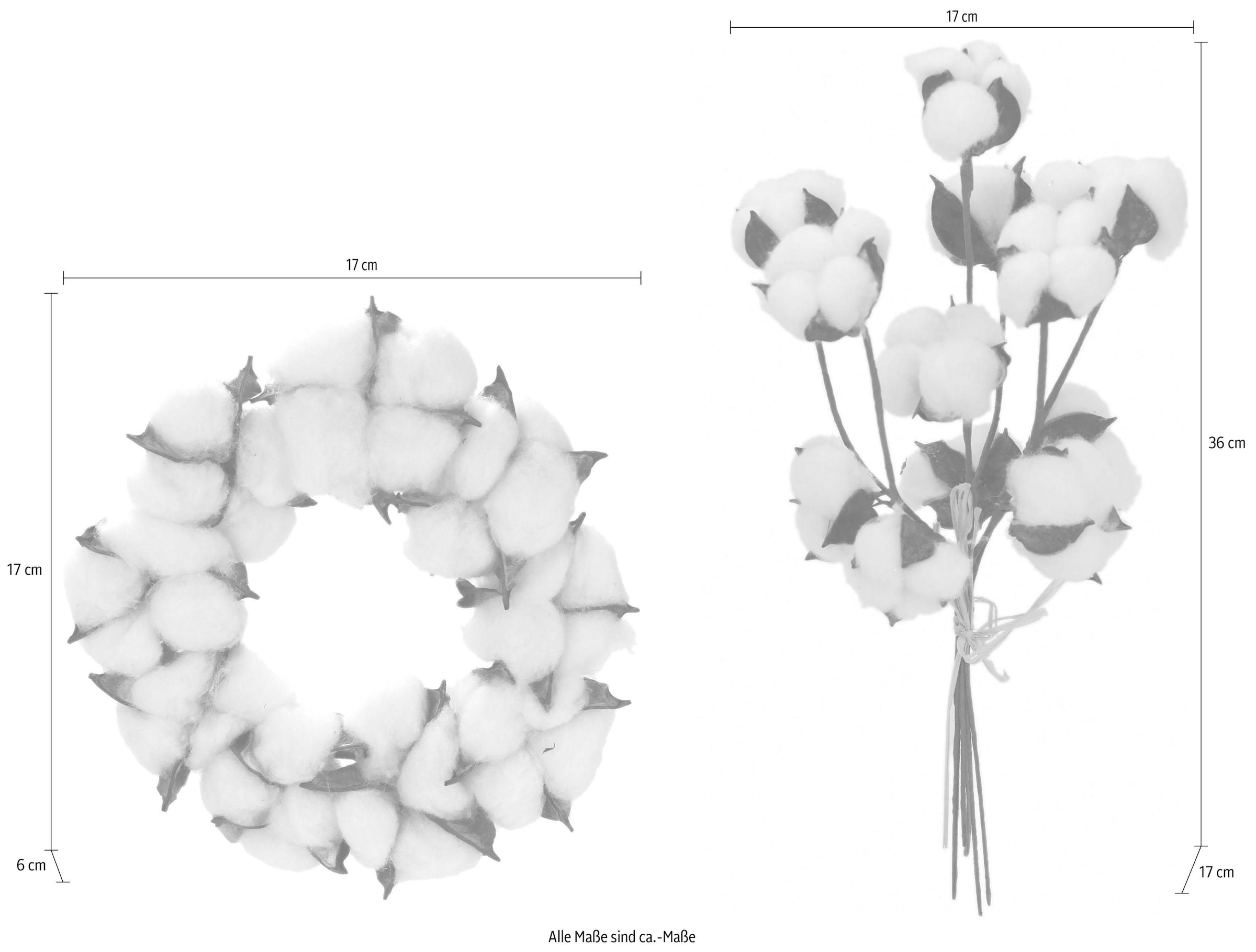 Baumwolle Jelmoli-Versand shoppen online I.GE.A. Kunstkranz »Kranz/Bund«, |