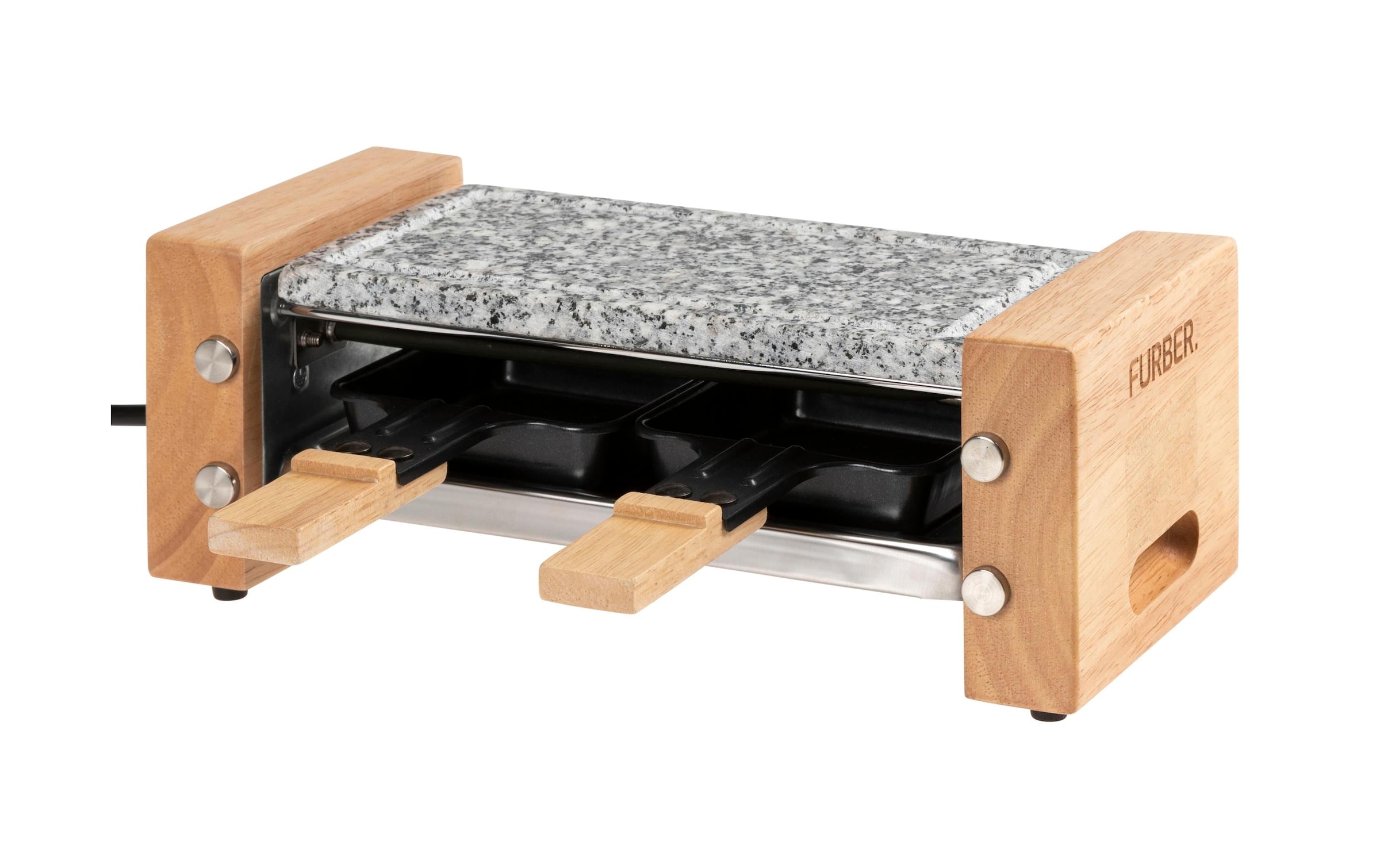 Raclette »Raclette-Grill 2P Holz/Stein«, 350 W