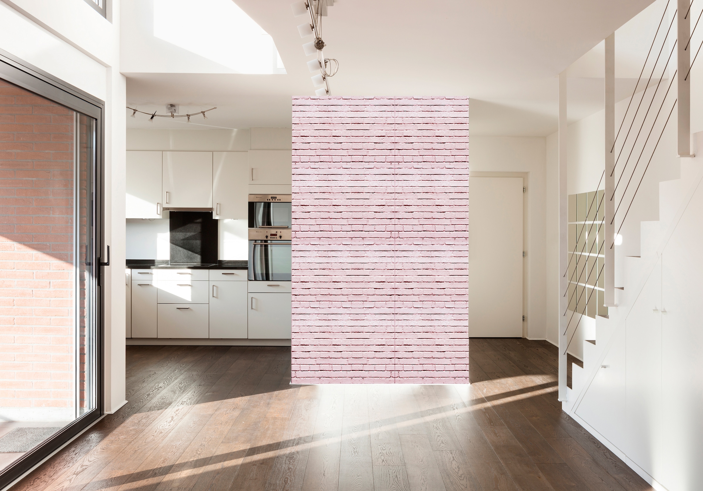 queence Vinyltapete »Eardesho«, Steinoptik, 90x250cm, selbstklebend, kinderleichte Anbringung, Sticker