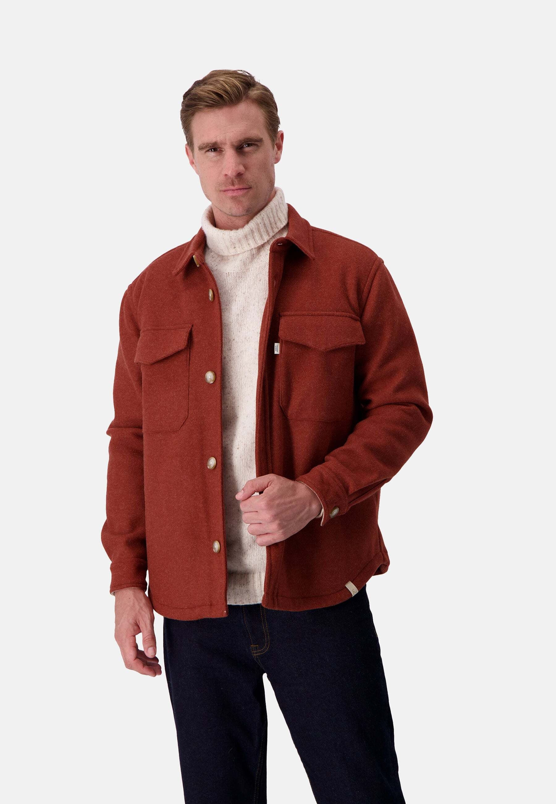 colours & sons Hemdjacke »colours & sons Hemdjacke Worker Jacket Soft Touch«