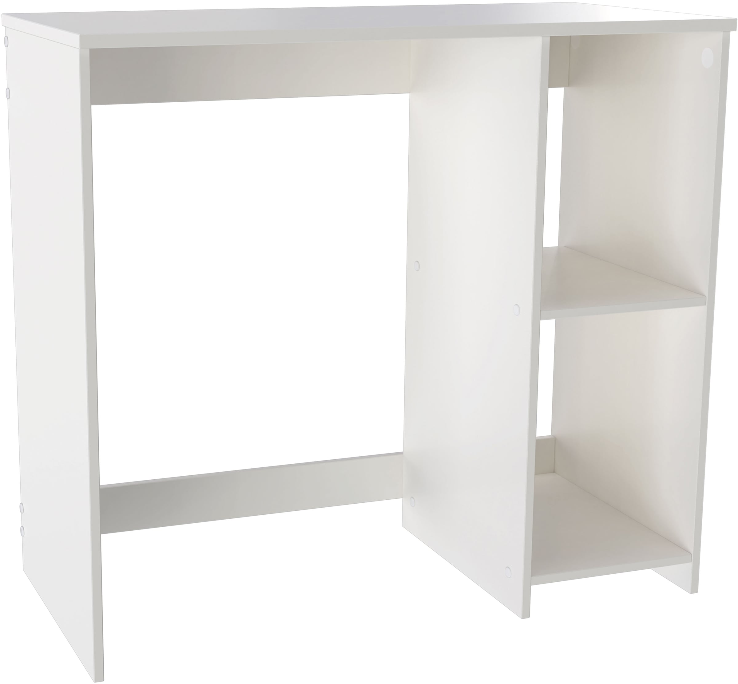 OTTO home Schreibtisch "BAKAR, Laptoptisch, Computertisch," 2 offene Fächer, platzsparend, Breite 80 x Tiefe 40 cm