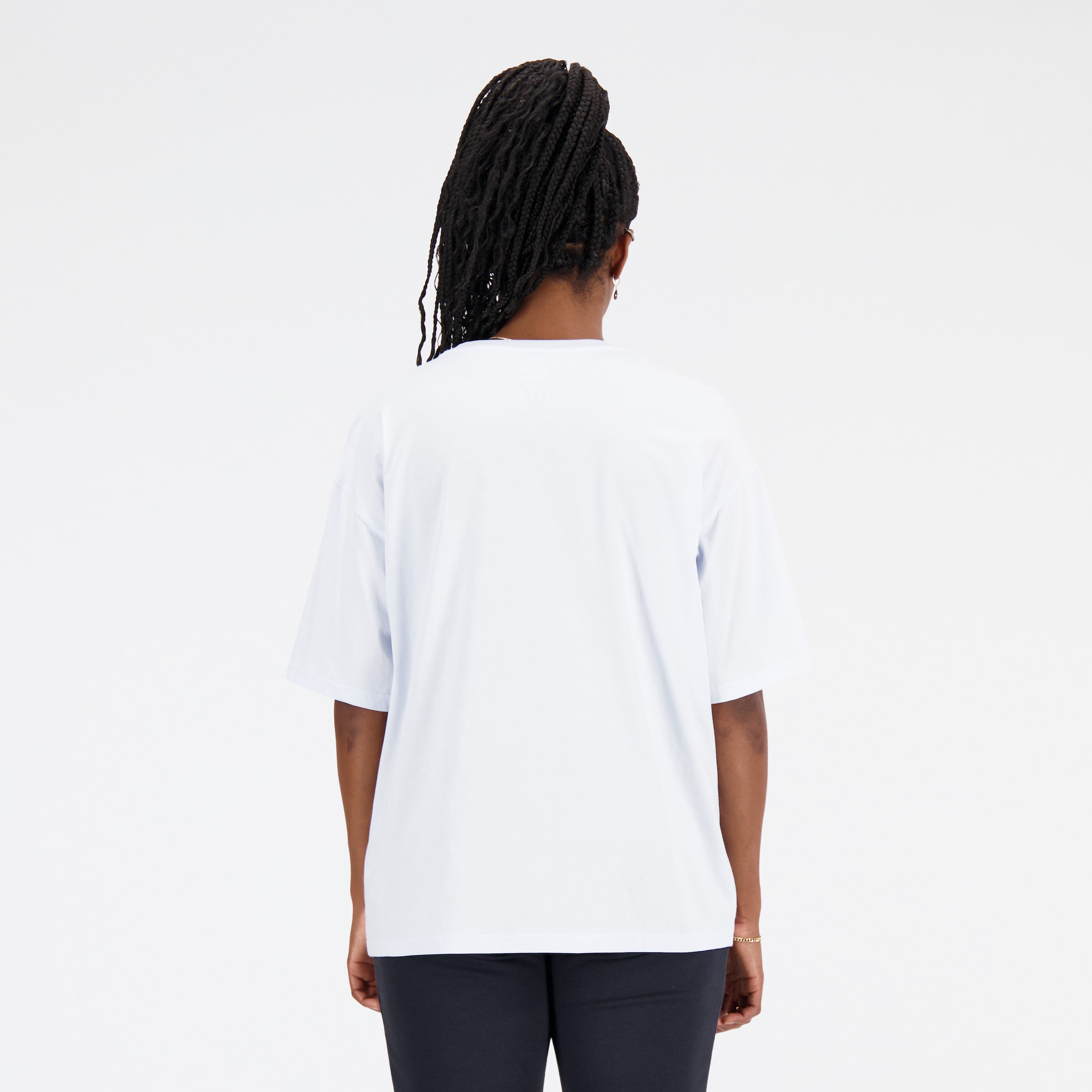 New Balance T-Shirt »NB ESSENTIALS STACKED LOGO OVERSIZED T-SHIRT«