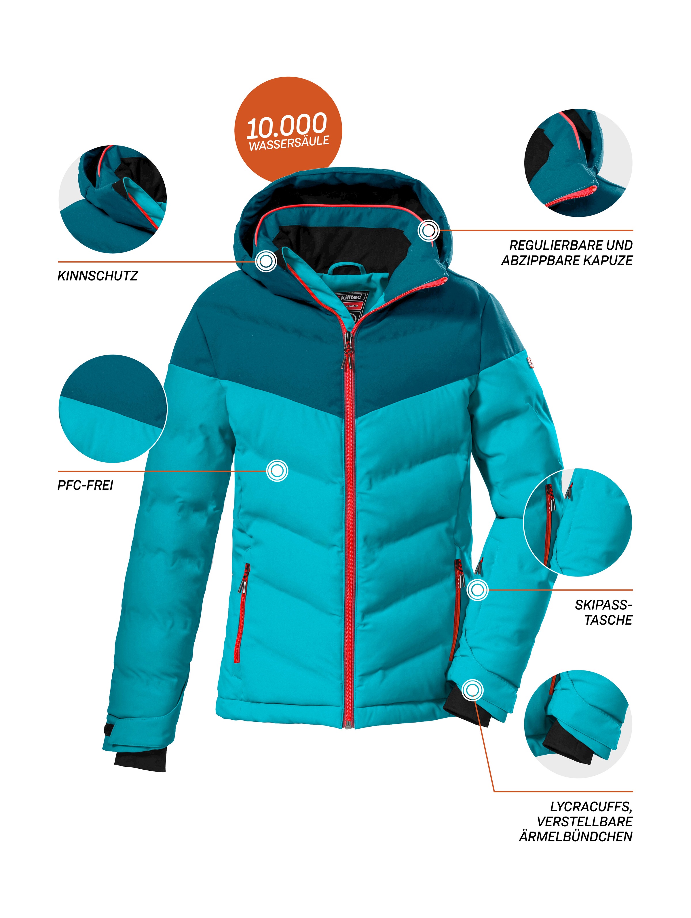 Killtec Skijacke »KSW 157 GRLS SKI QLTD JCKT«