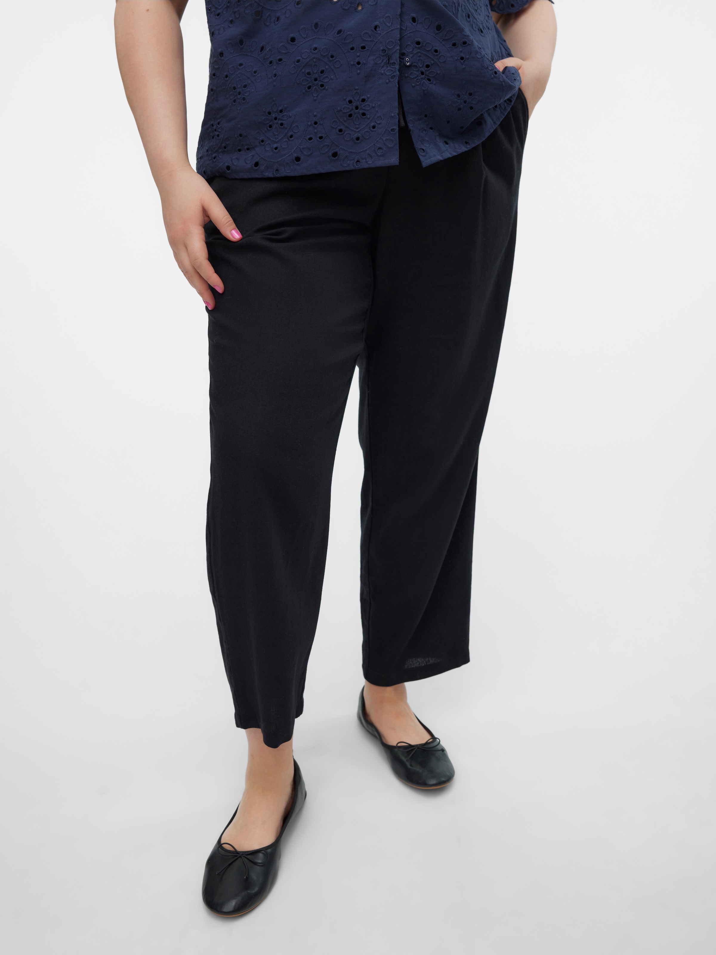 Vero Moda Curve Schlupfhose »VMJESMILO ANKLE PANTS WVN GA NOOS CUR«