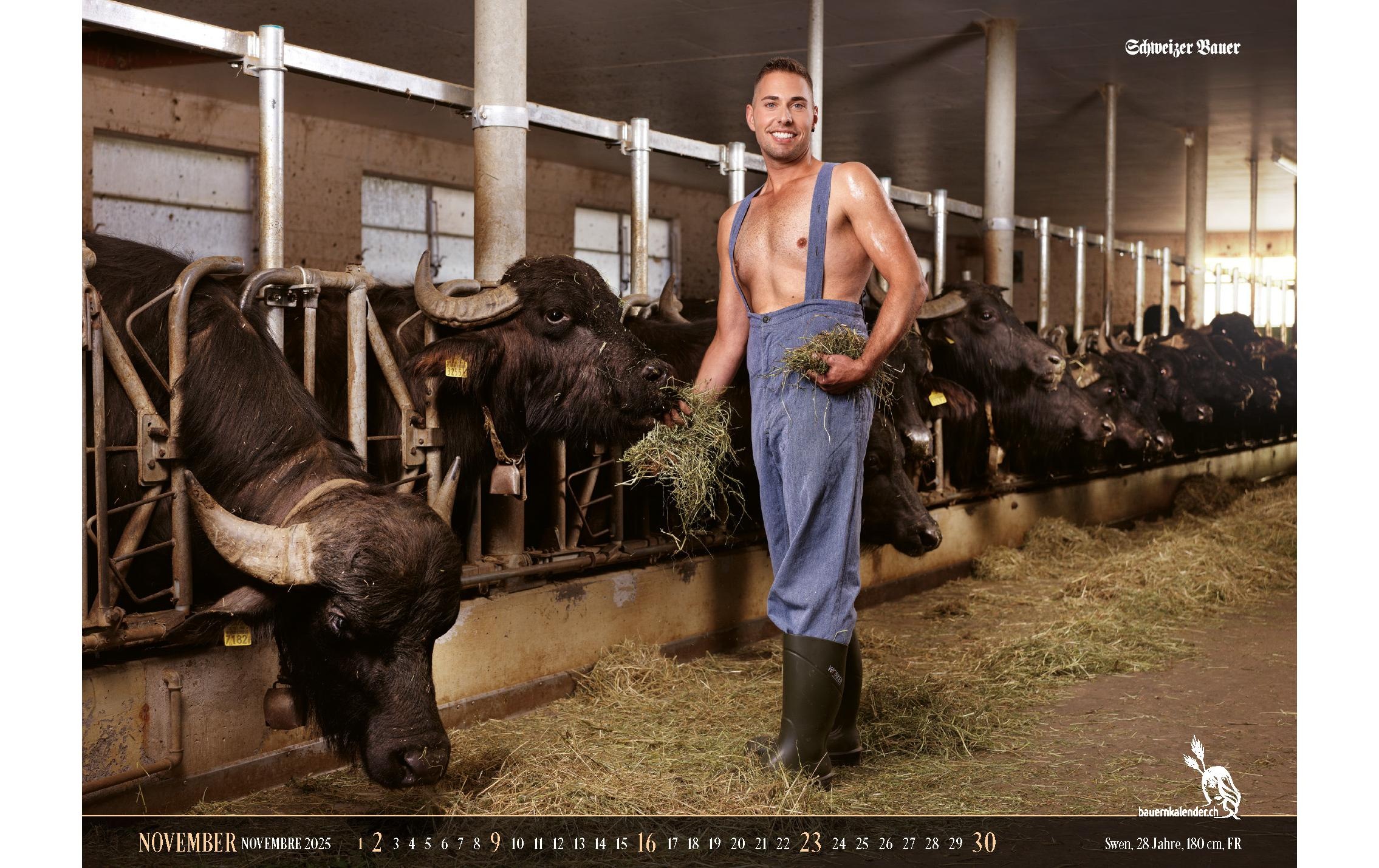Wandkalender »Calendaria Bauern Boys 2025«
