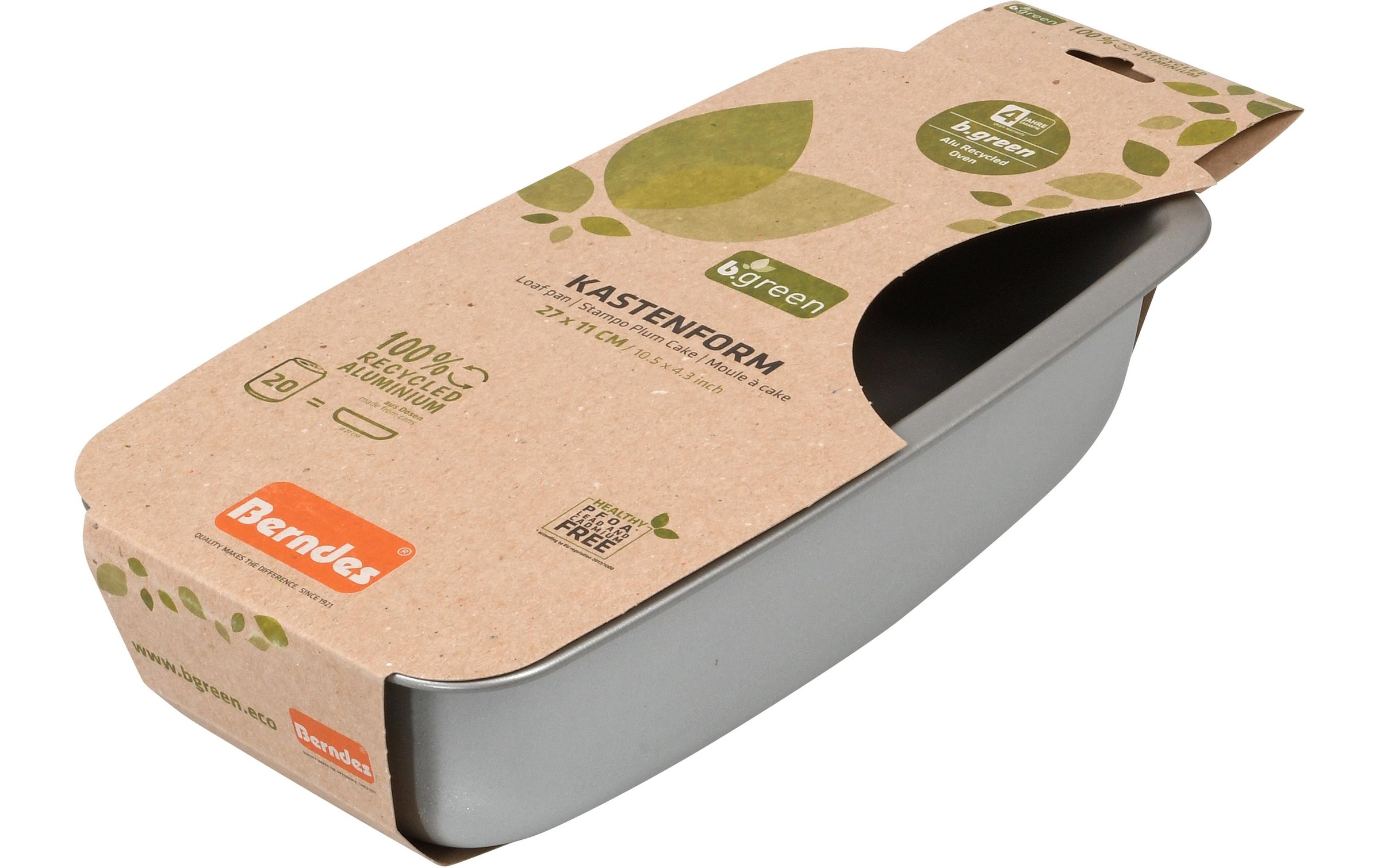 Backform »b.green Alu Recycled Induction 27 cm«, (1 St.)