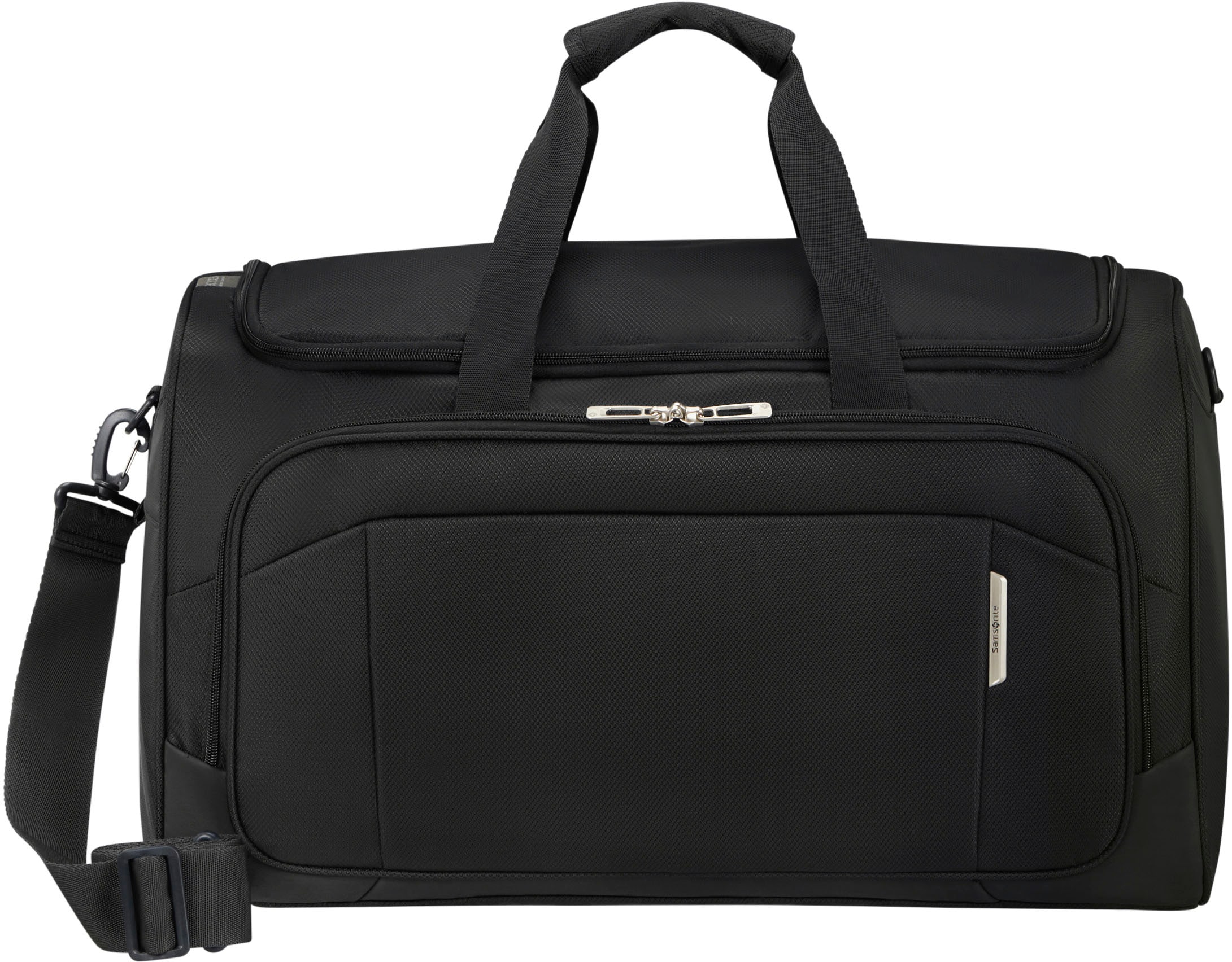 Samsonite Reisetasche »RESPARK, ozone black, 55 cm«, Handgepäcktasche Reisegepäck mit Trolley-Aufsteck-System