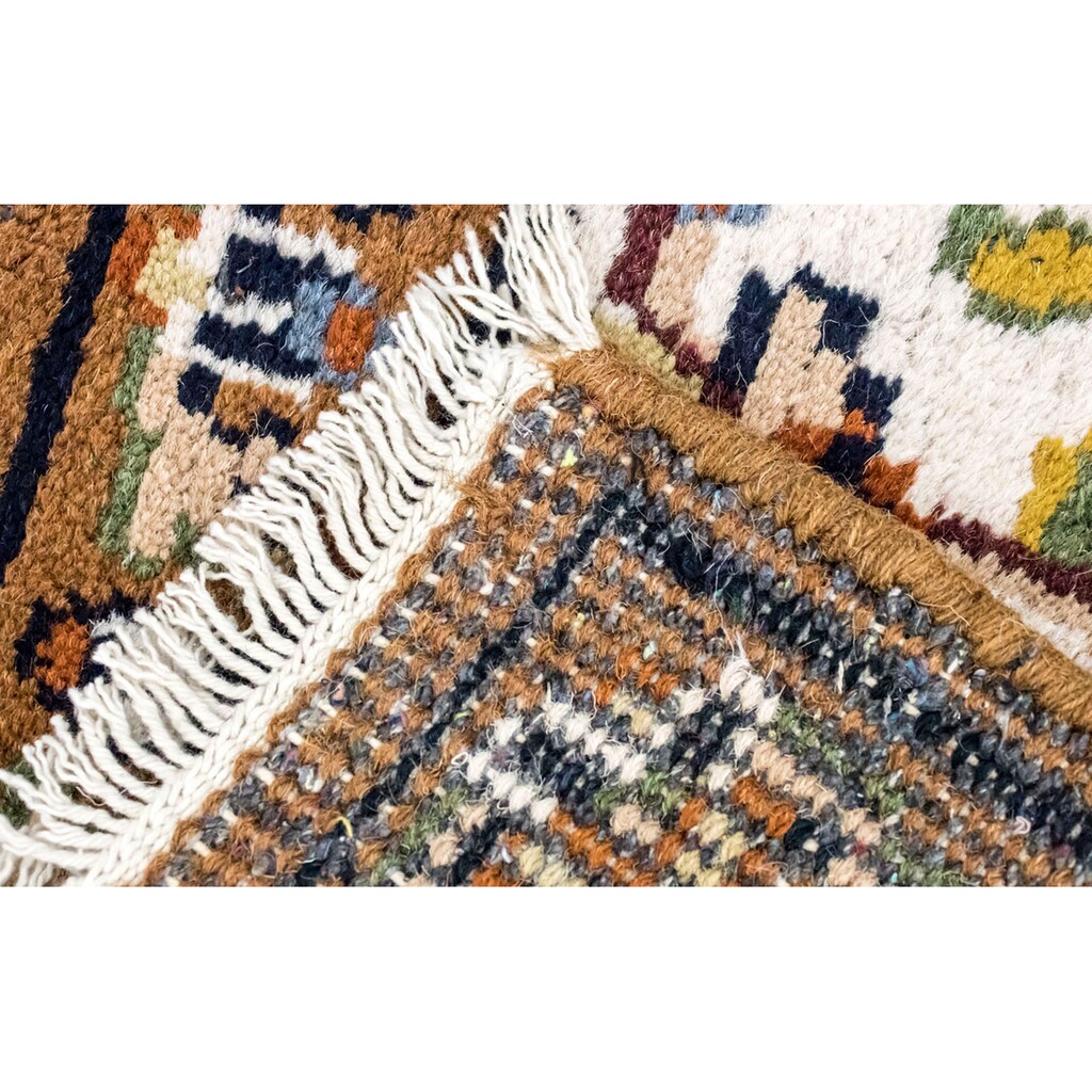 morgenland Wollteppich »Bidjar Teppich handgeknüpft beige«, rechteckig