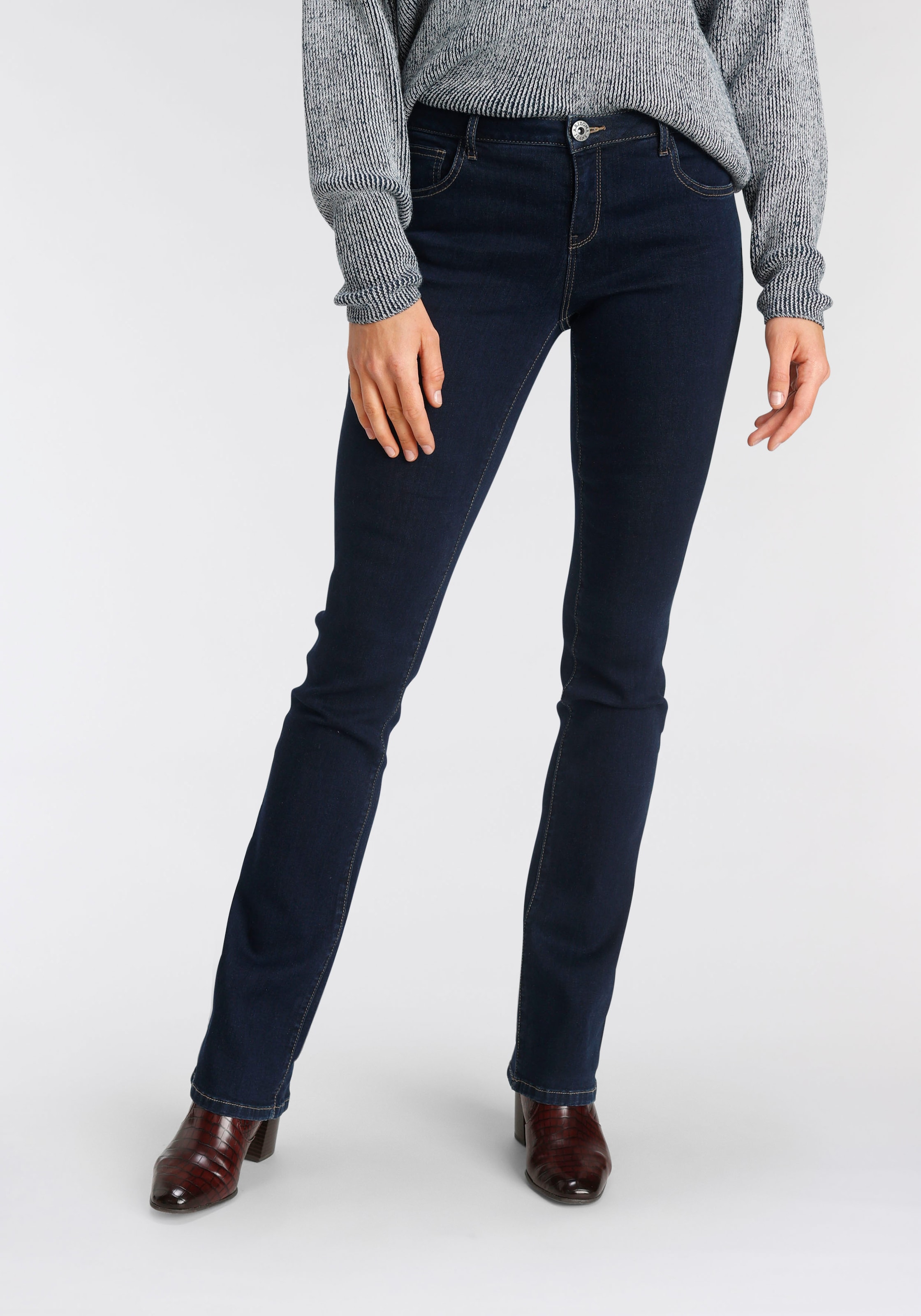 »Ultra-Stretch«, bei online Schweiz kaufen Arizona Bootcut-Jeans Jelmoli-Versand Mid-Waist