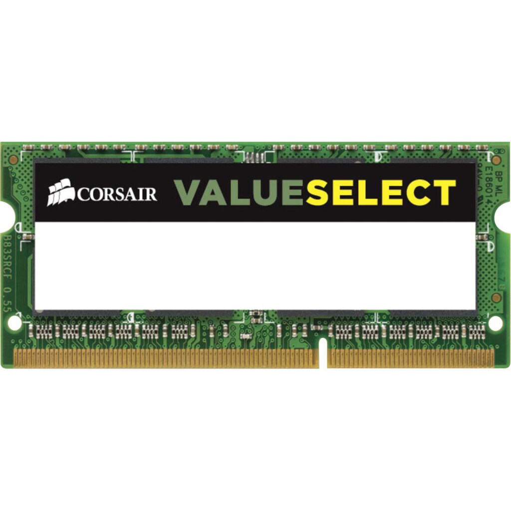 Corsair Laptop-Arbeitsspeicher »ValueSelect 4GB DDR3L SODIMM«