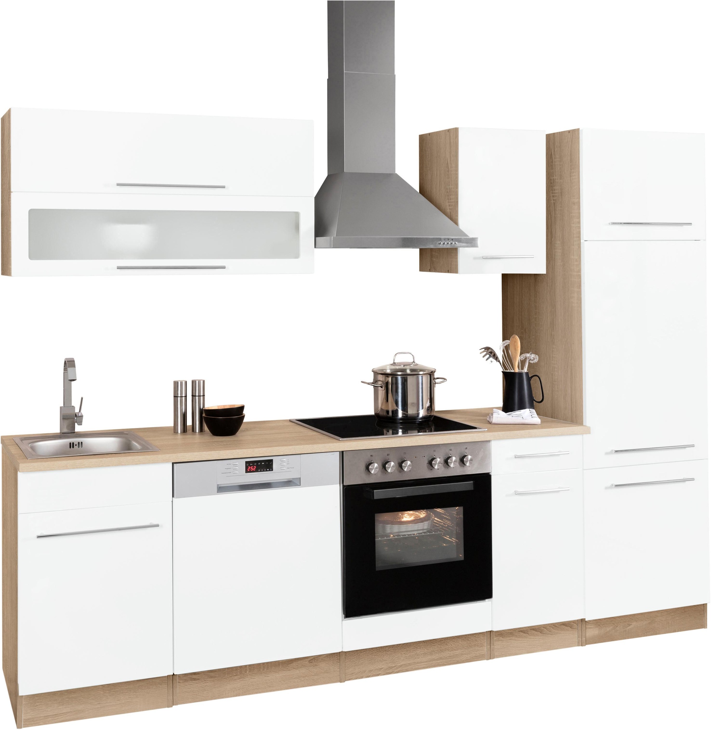 KOCHSTATION Küchenzeile "KS-Eton" ohne E-Geräte, Breite 270 cm