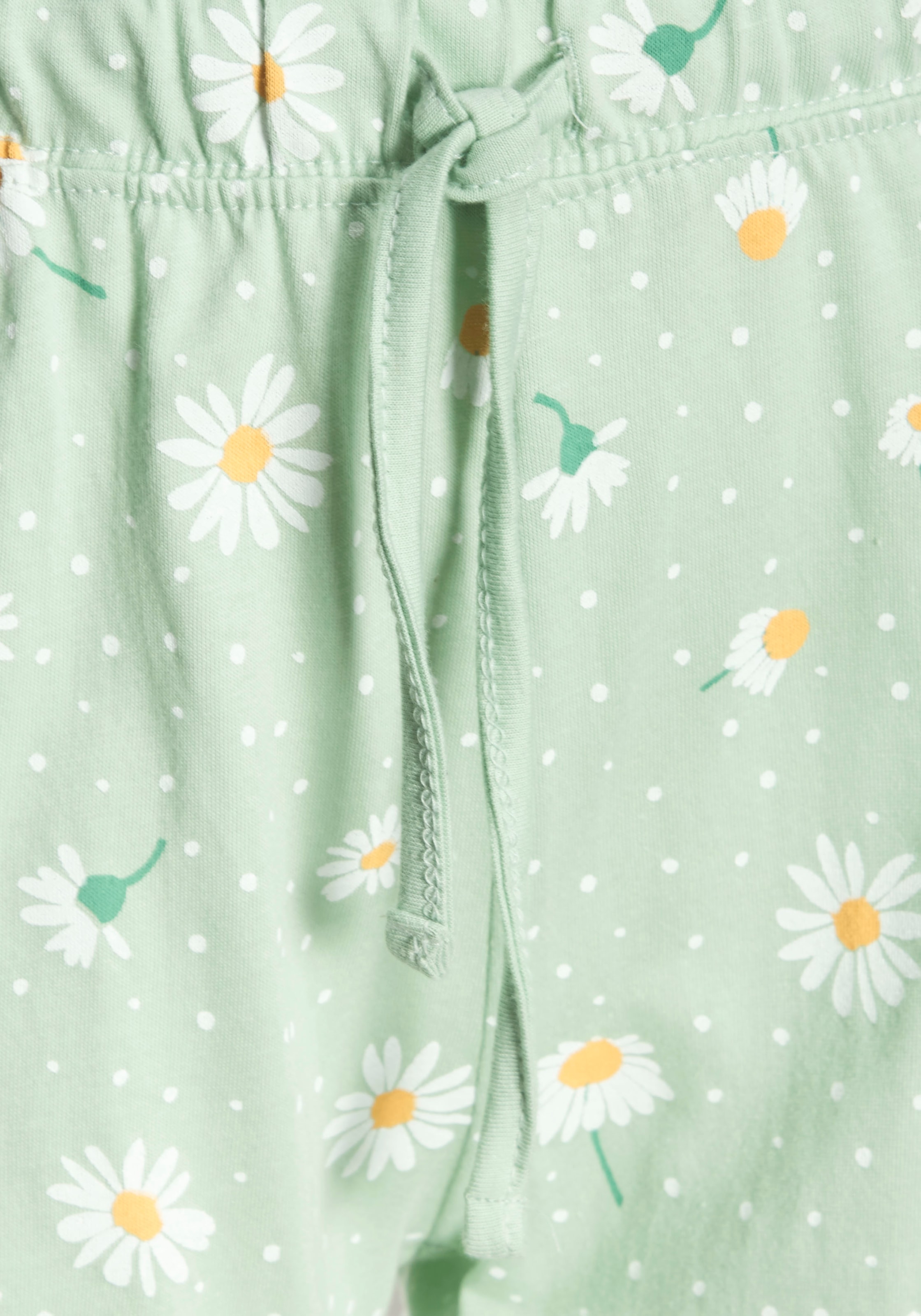 Vivance Dreams Pyjama, (2 tlg.), mit Gänseblümchen-Druck