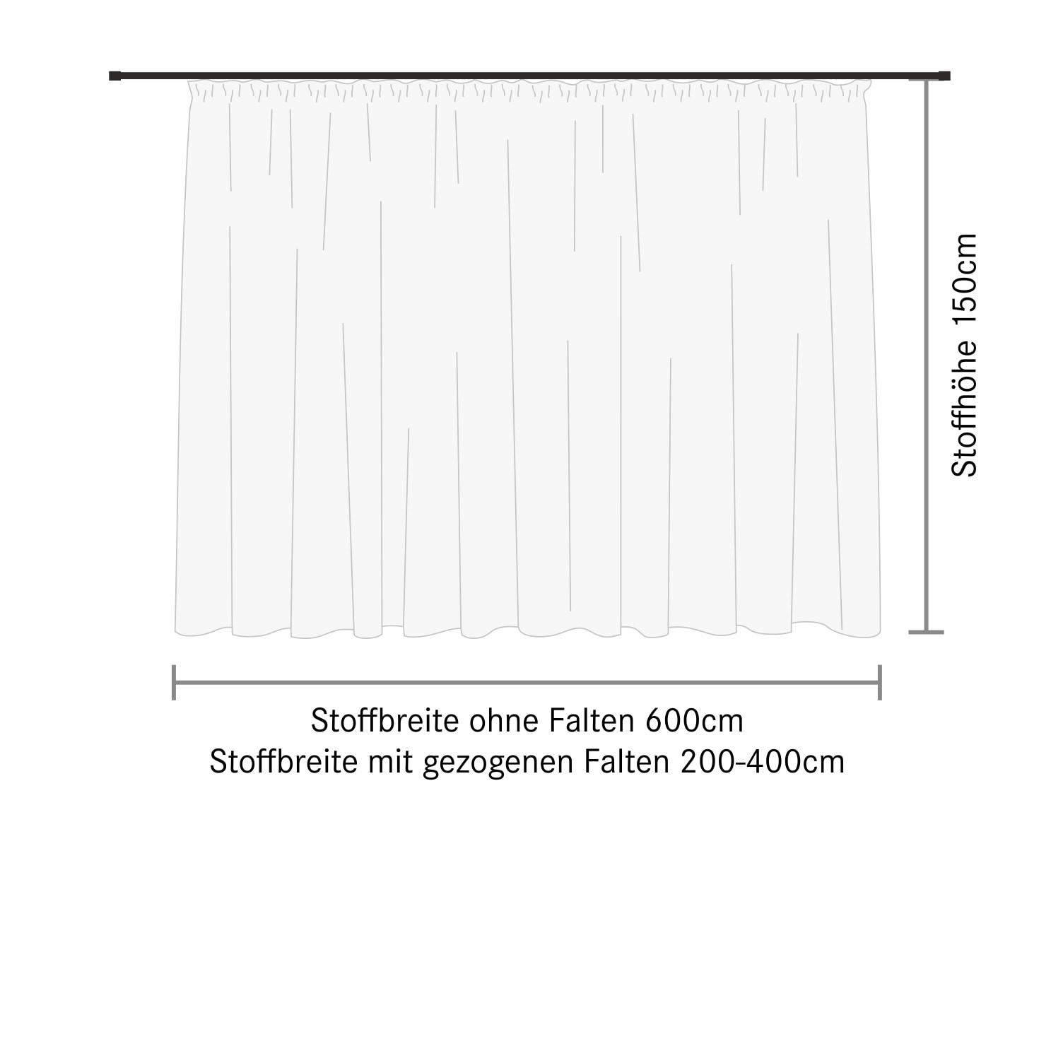 Gerster Gardine »Martina«, (1 St.), Pflegeleichte Effekt-Voile-Webware