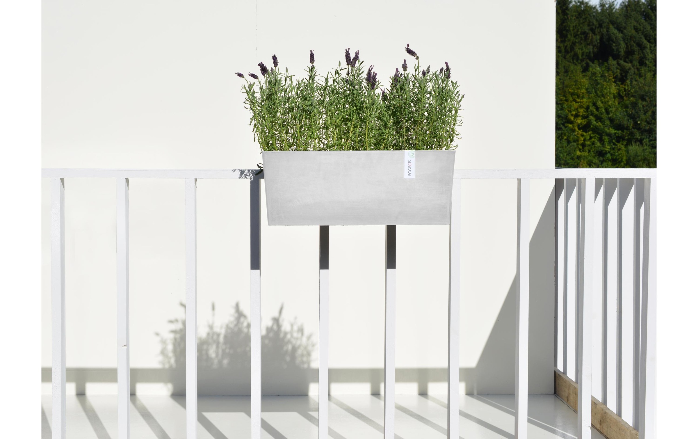 ECOPOTS Blumentopf »Hanging Bruges«, Mit Aufhängesystem, integrierte Halterungen