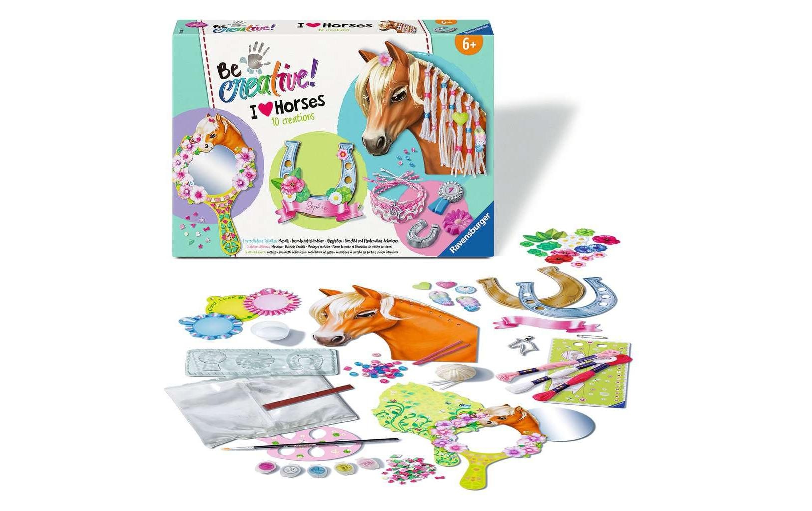 Ravensburger Kreativset »BeCreative – Pferde«