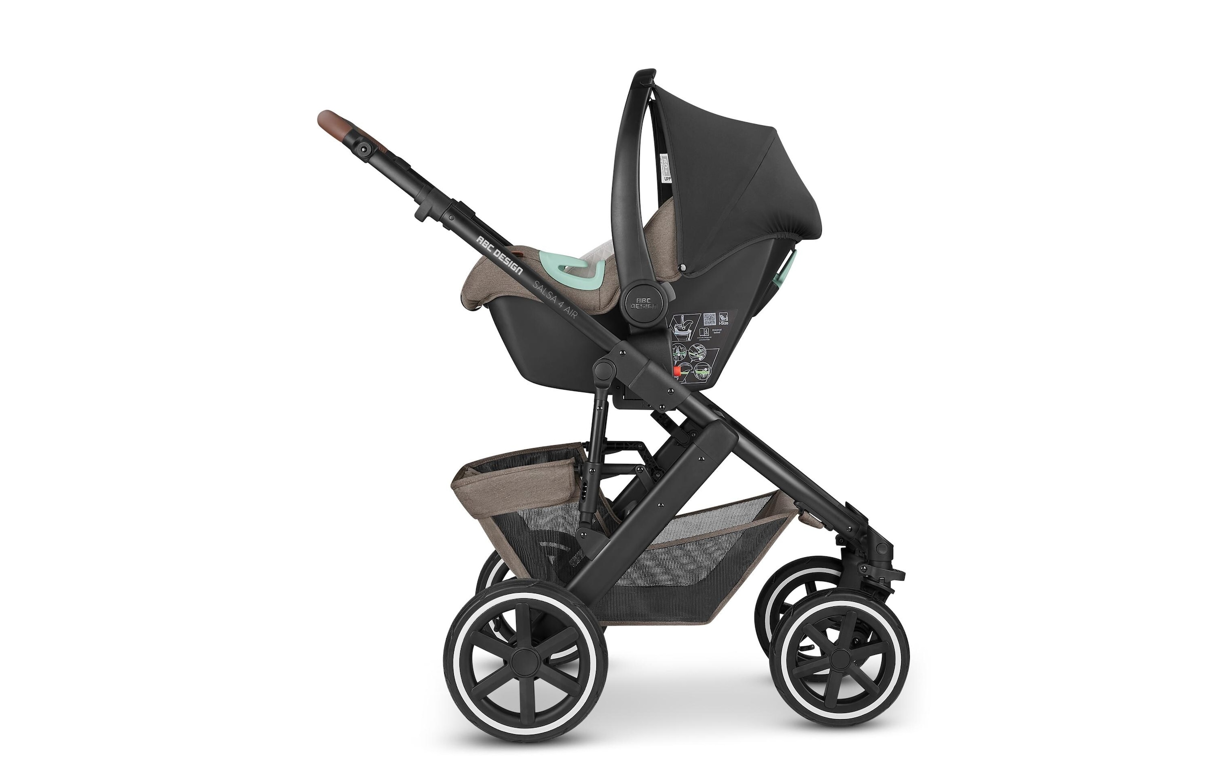 ABC Design Kombi-Kinderwagen »Salsa 4 Air Nature«, 22 kg