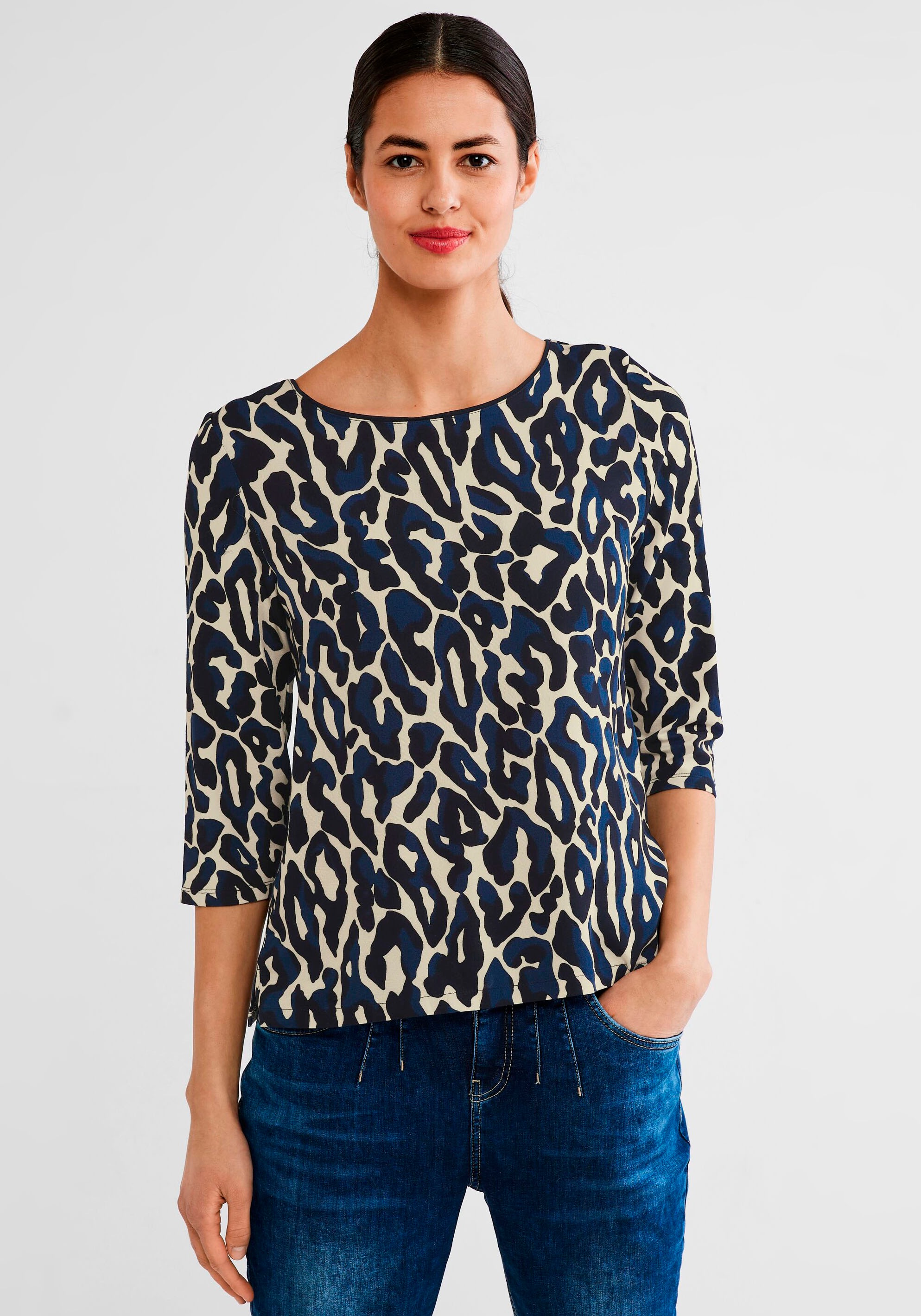 STREET ONE Print-Shirt, mit U-Boot-Ausschnitt kaufen