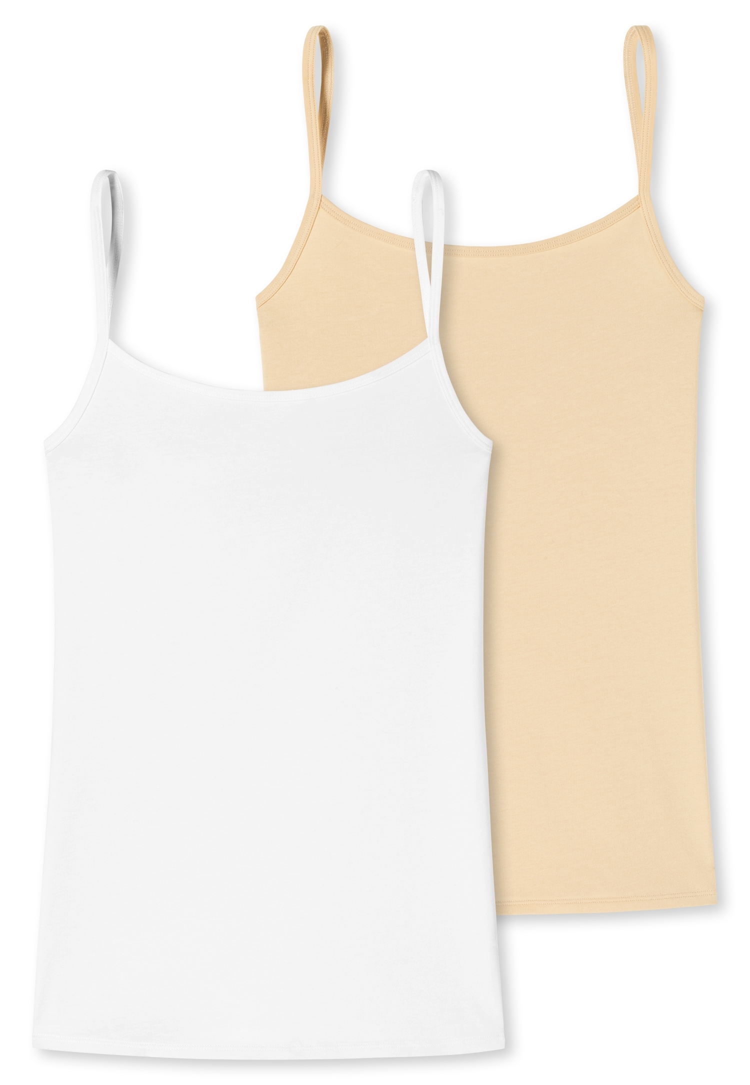uncover by SCHIESSER Spaghettitop »Uncover Cotton« tiefer Rundhalsausschnitt, schmale Träger, elastisch, weich