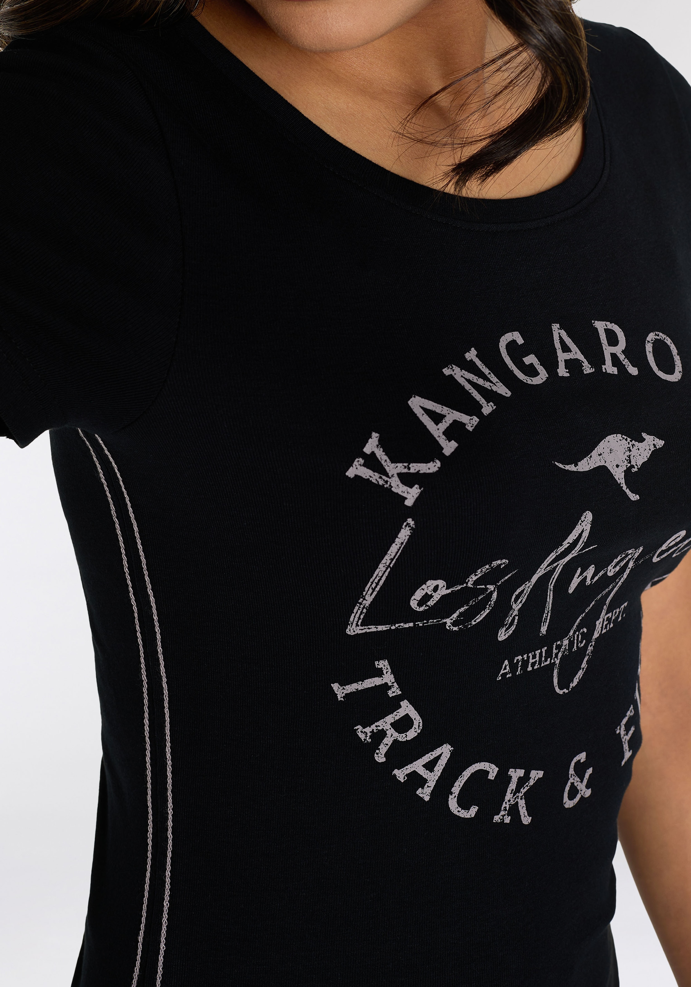 KangaROOS Print-Shirt, im American-Look - NEUE FARBEN