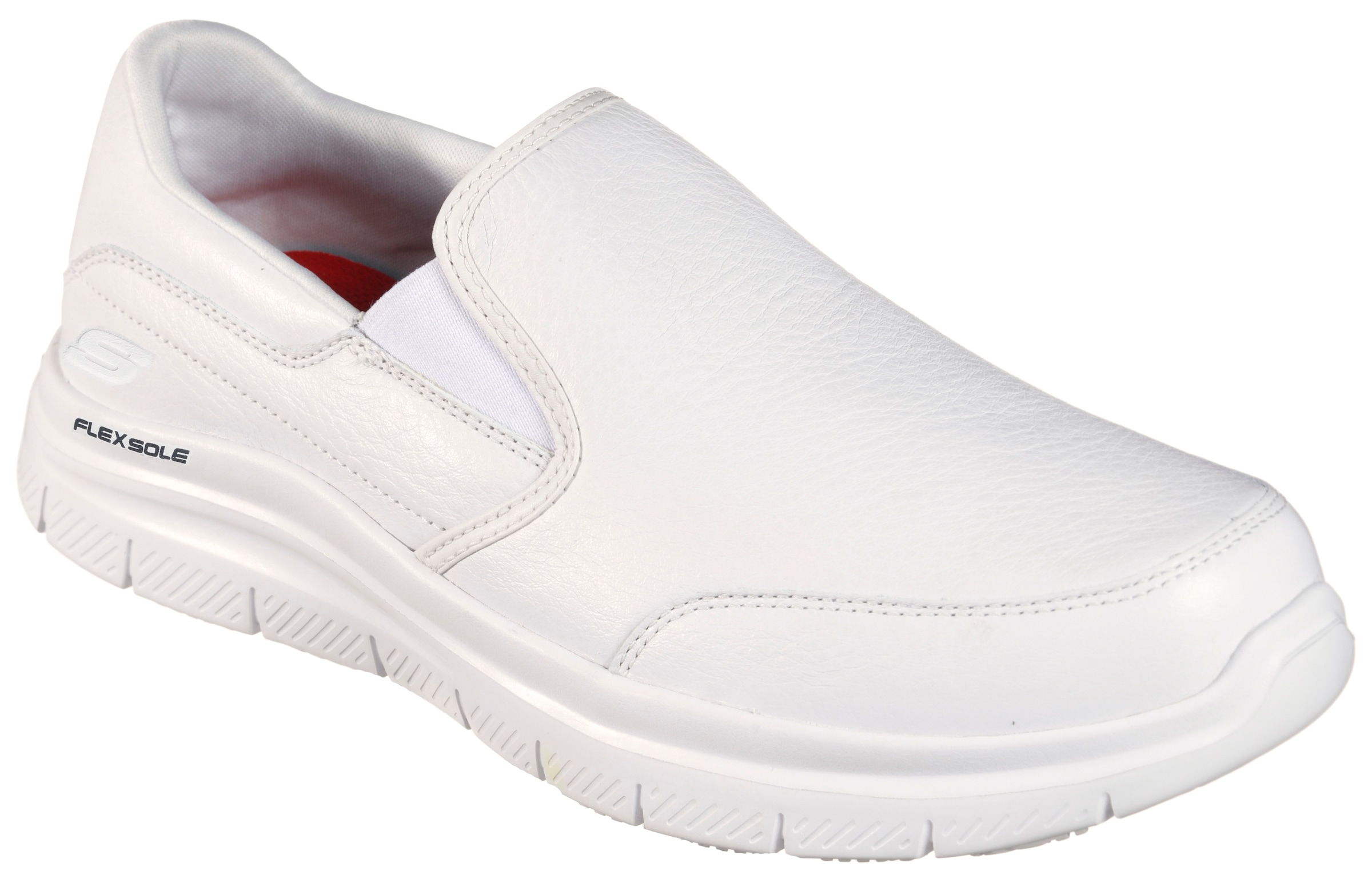 Skechers Berufsschuh »FLEX ADVANTAGE SR«, Slipper für Gastronomie, Pflege, Krankenhaus mit Stretcheinsatz