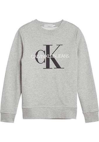 Calvin Klein Jeans Sweatshirt, Ärmel mit Rippbündchen kaufen