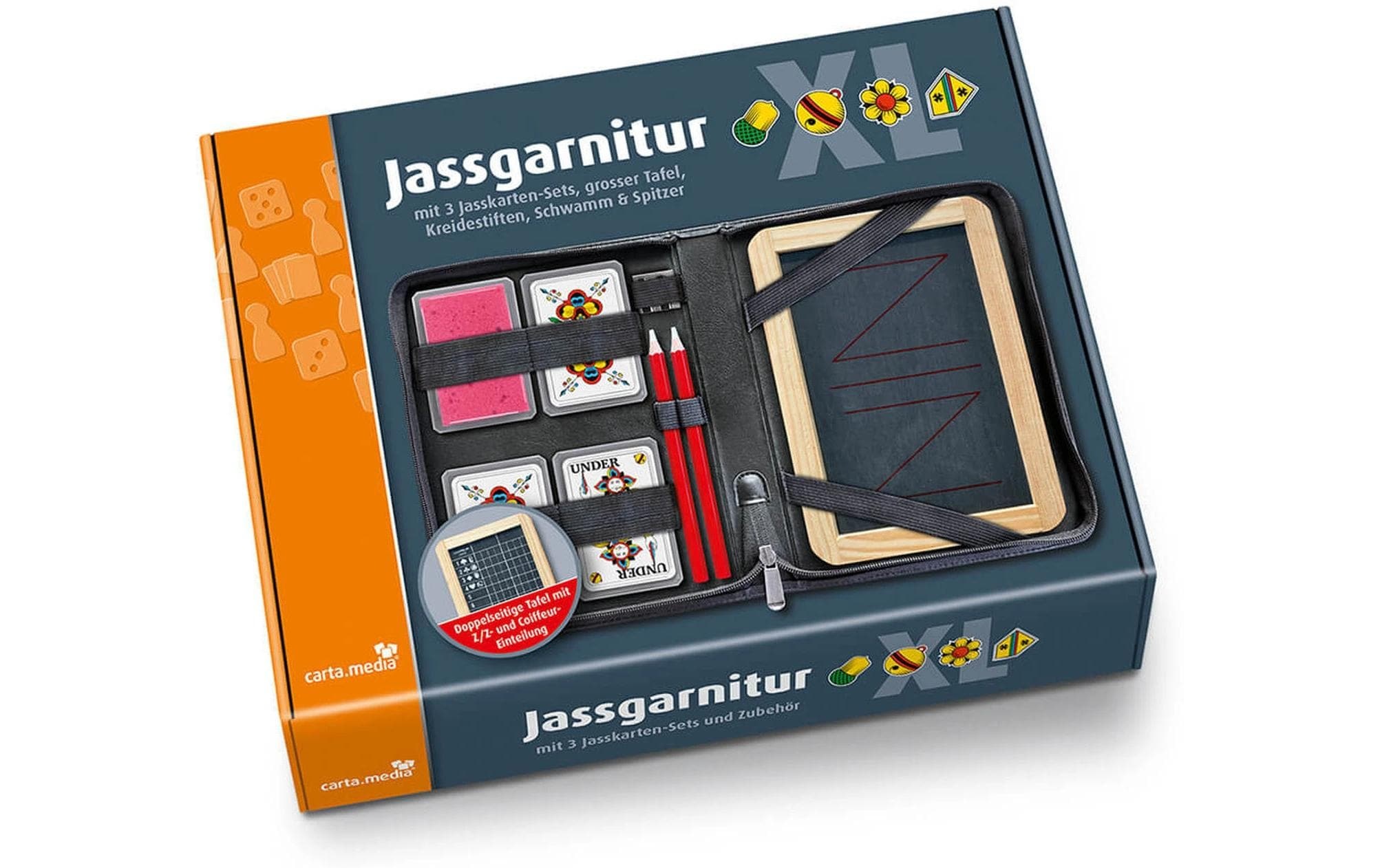 Spiel "Carta.Media Jassgarnitur XL mit deutschen Jasskarten"