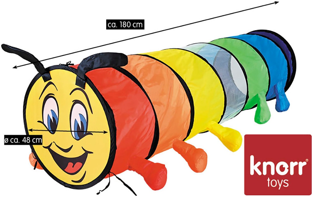 Knorrtoys® Spieltunnel »caterpillar, bunt«