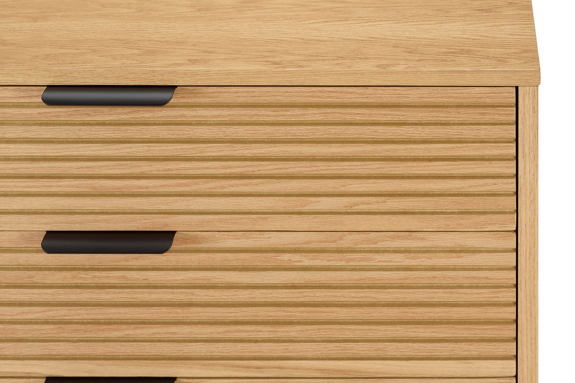 SalesFever Kommode »Visby Designer Sideboard mit Stil«, Eiche Echtholzfurnier