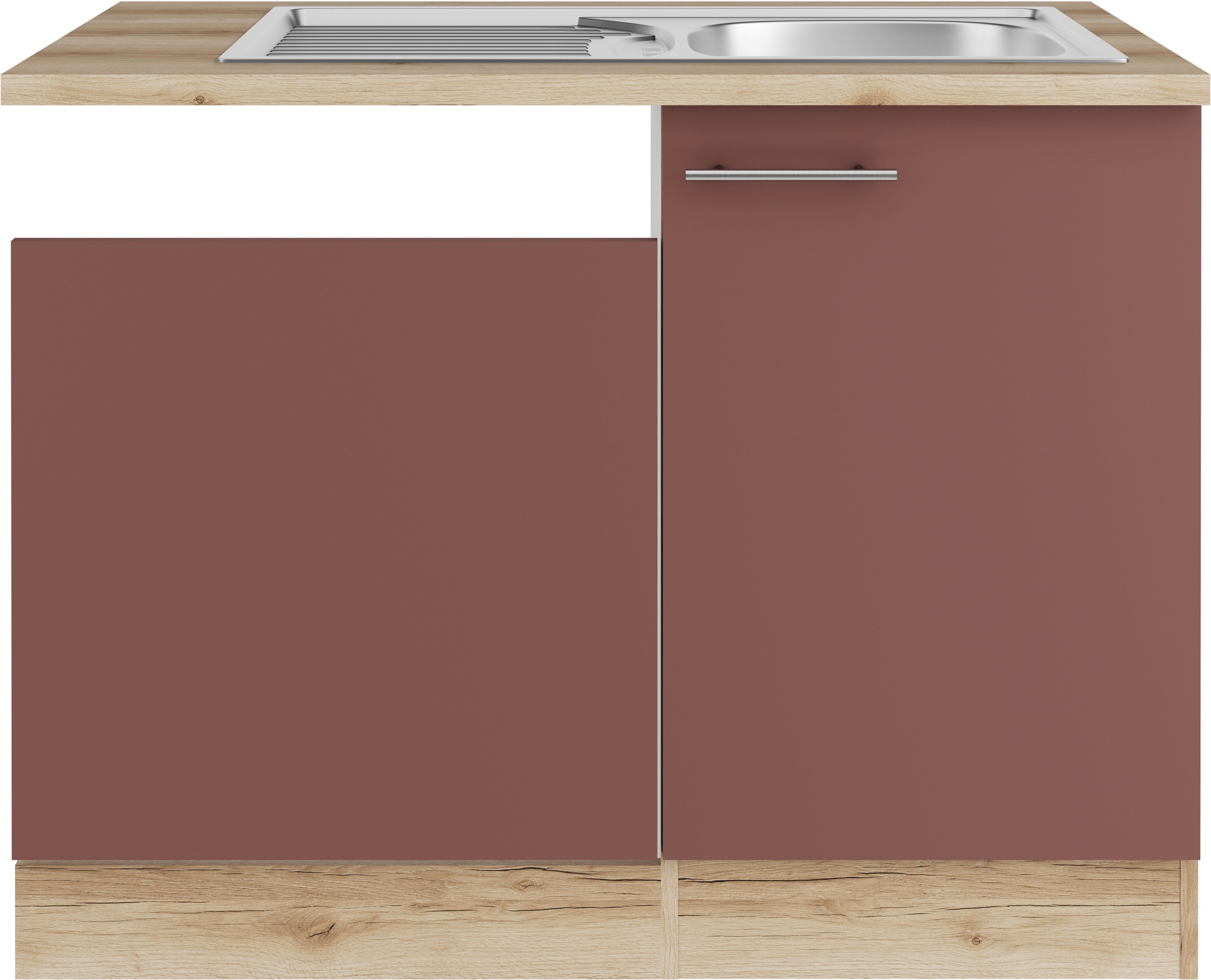 OPTIFIT Spülenschrank "Bella" Breite 110 cm, für teilintegrierten Geschirrspüler