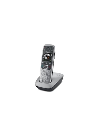 Gigaset Schnurloses DECT-Telefon »E560 Silberfarben Schwarz« kaufen