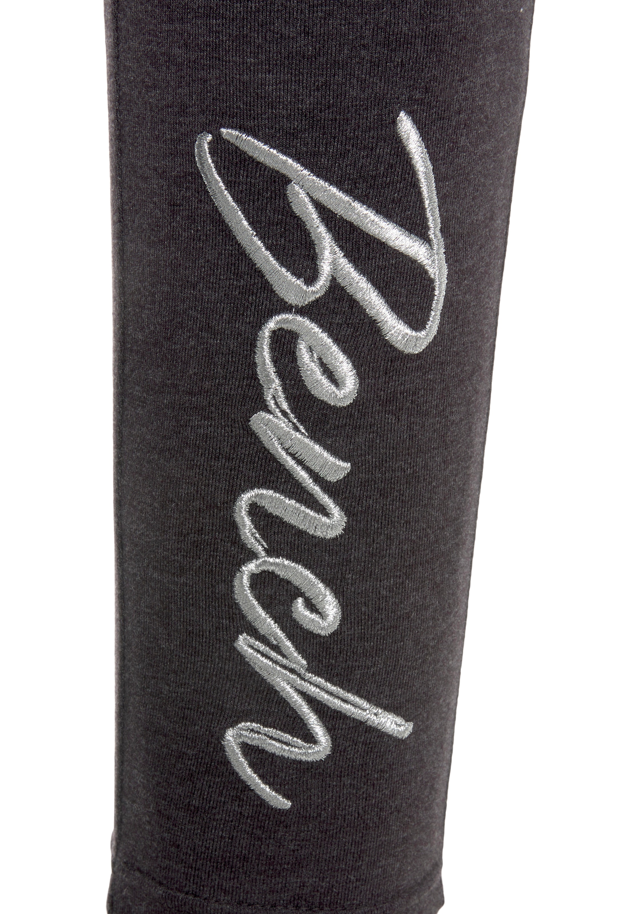 Bench. Loungewear Leggings, mit glänzender Logostickerei, Loungewear