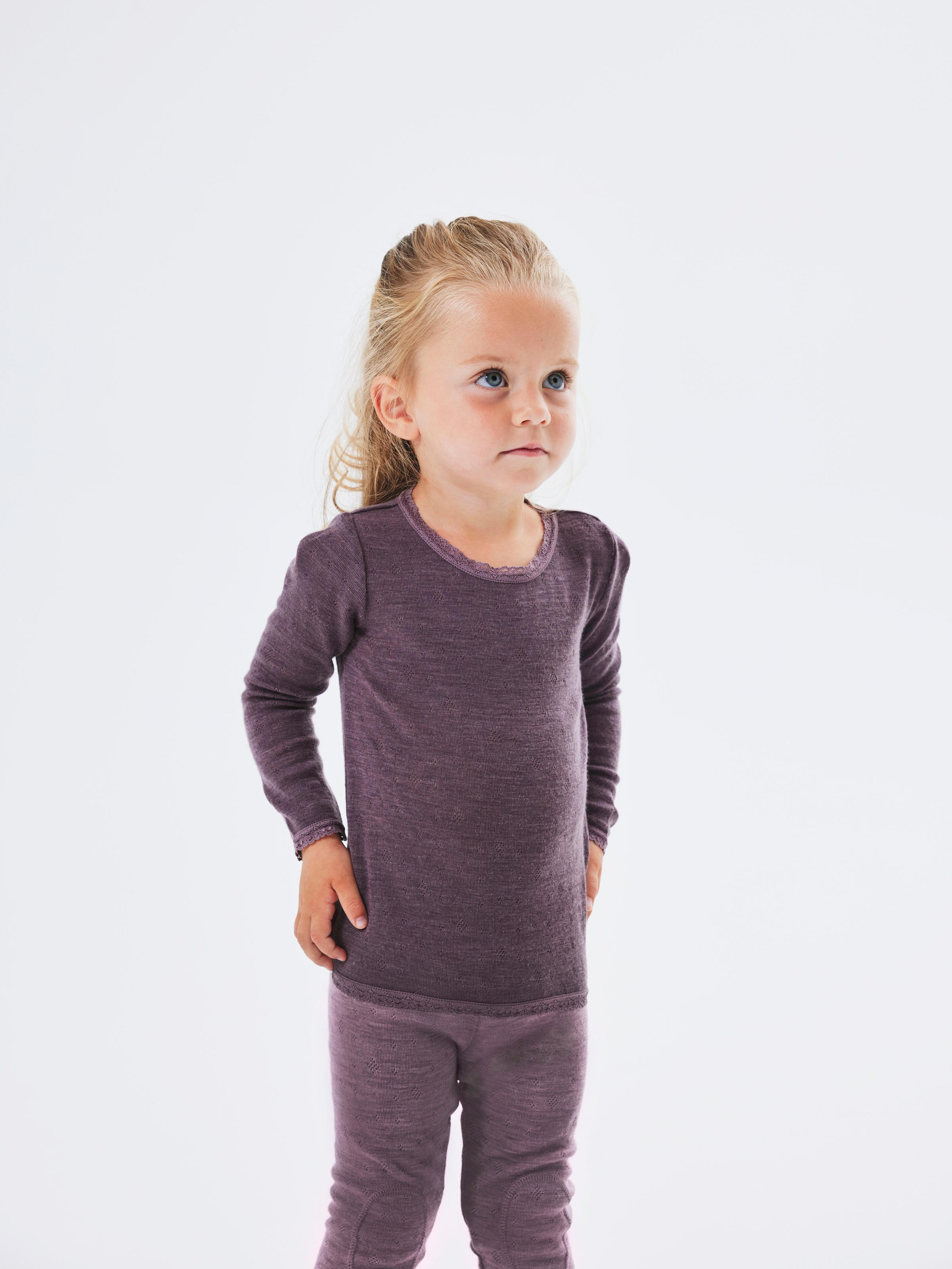 Name It Leggings »NMFWANG WOOL NEDDLE LEGGING SOLID NOOS« aus reiner Merinowolle