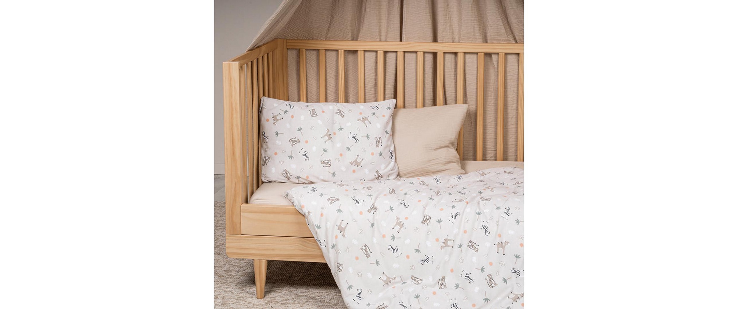 Julius Zöllner Kinderbettwäsche »Jersey Savanne Beige«