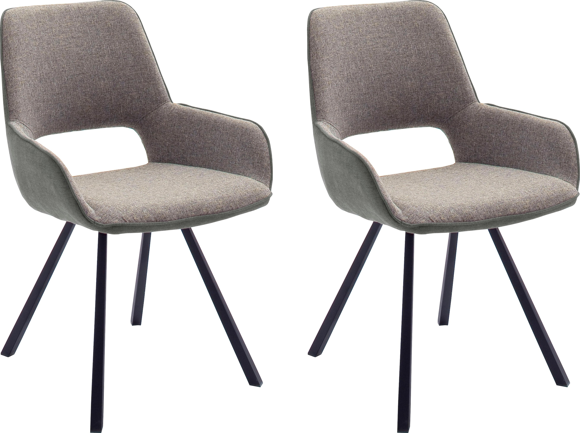 MCA furniture 4-Fussstuhl »Parana«, (Set), 2 St., Stuhl belastbar bis 120 Kg