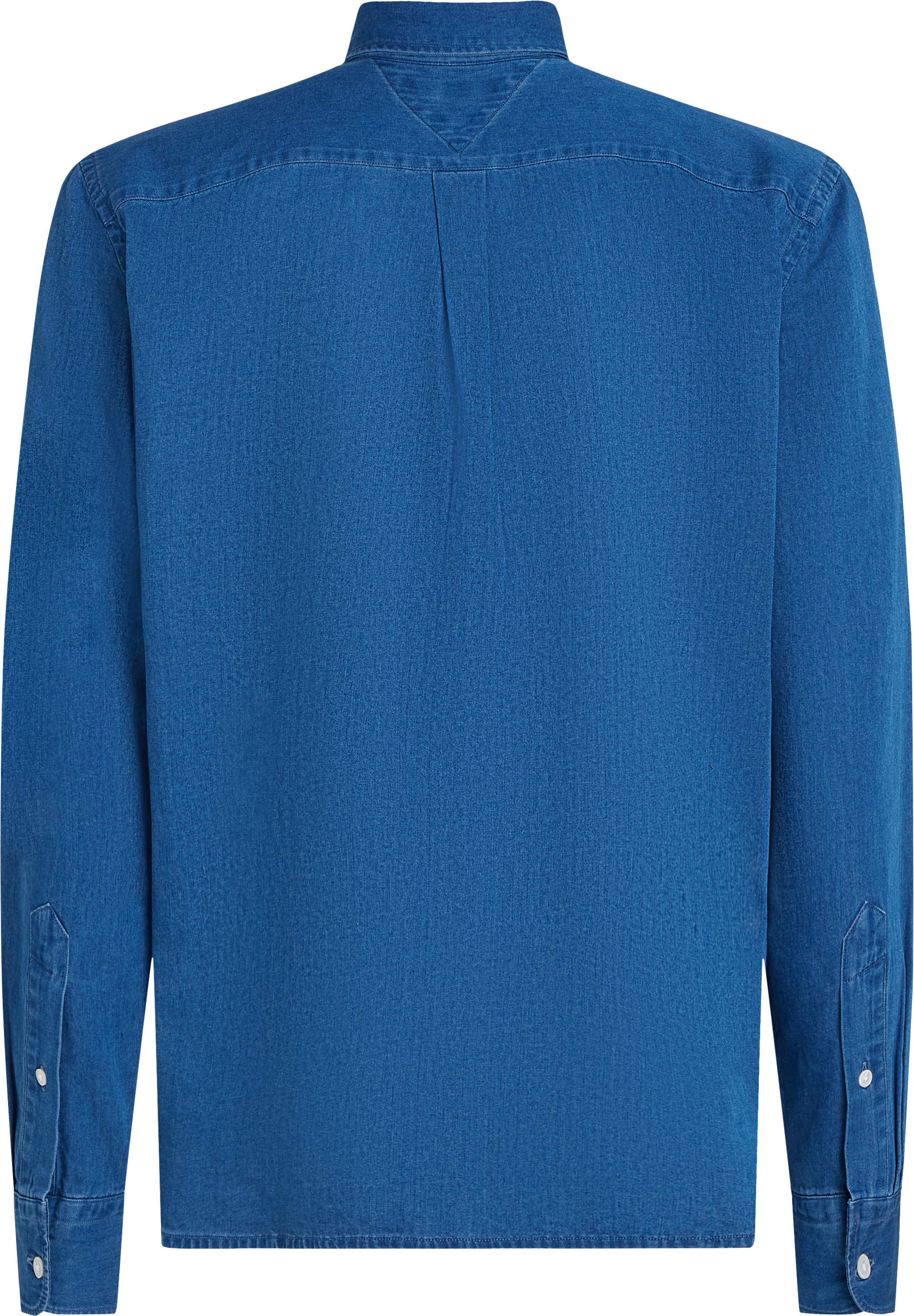 Tommy Hilfiger Big & Tall Jeanshemd »BT-CHAMBRAY SHIRT-B«, in Grossen Grössen, Mit Logostickerei