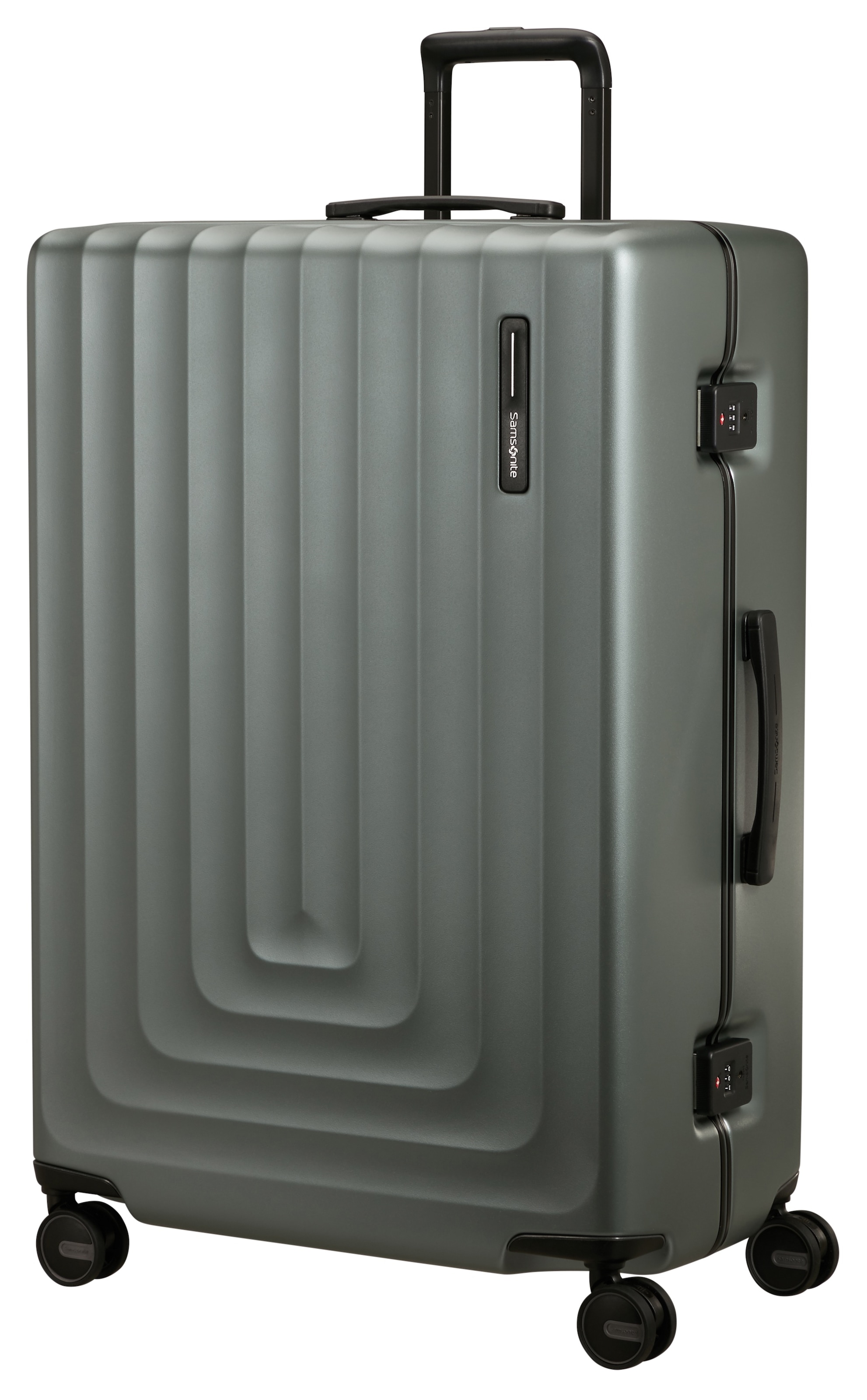 Samsonite Trolley à coque dure »FOCUS, verschiedene Grössen und Farben« 115 litre 4 Rollen avec cloisons fixes et poches à fermeture éclair