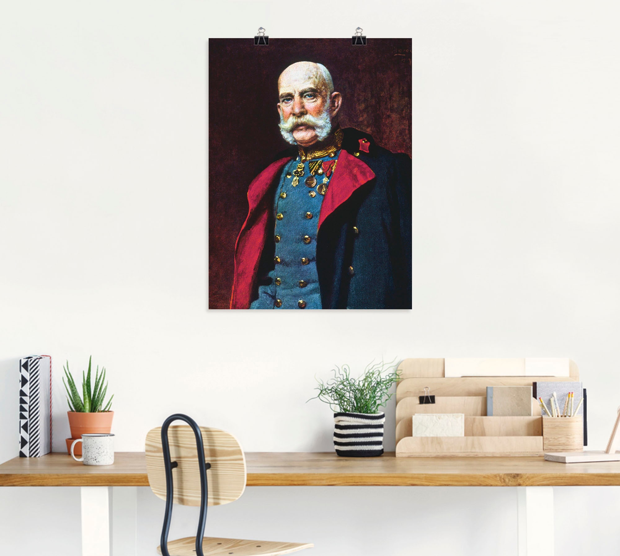 Artland Wandbild »Kaiser Franz Joseph I., 1902«, Menschen, (1 St.), als Leinwandbild, Poster in verschied. Grössen