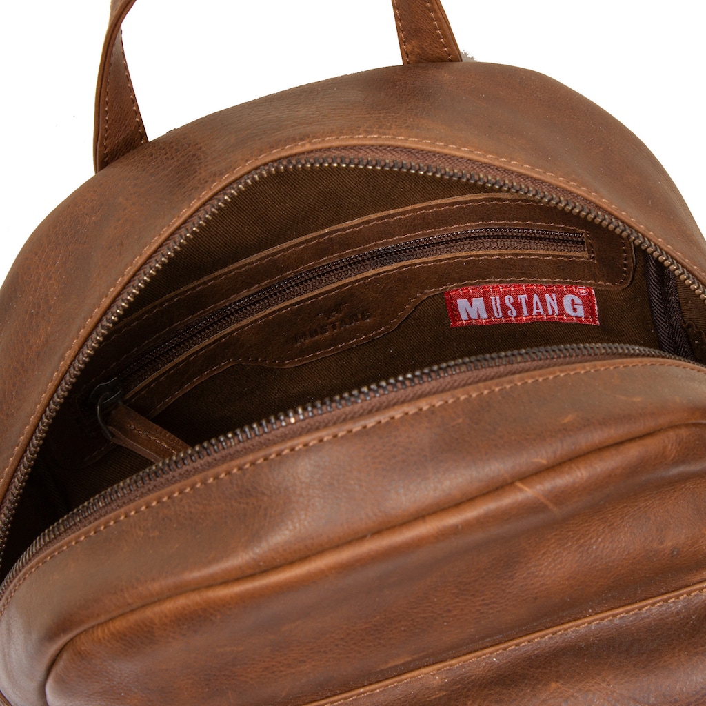 MUSTANG Cityrucksack »Memphis backpack round«, Reissverschluss-Rückfach