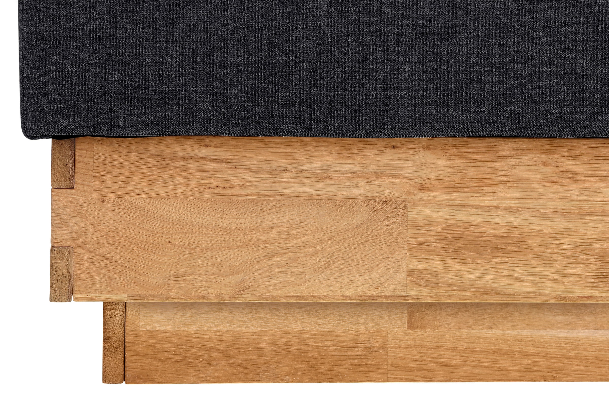 GOODproduct Boxspringbett »Jenna«, ohne LED-Beleuchtung, mit zertifizierten, recycelten Bezugsstoffen
