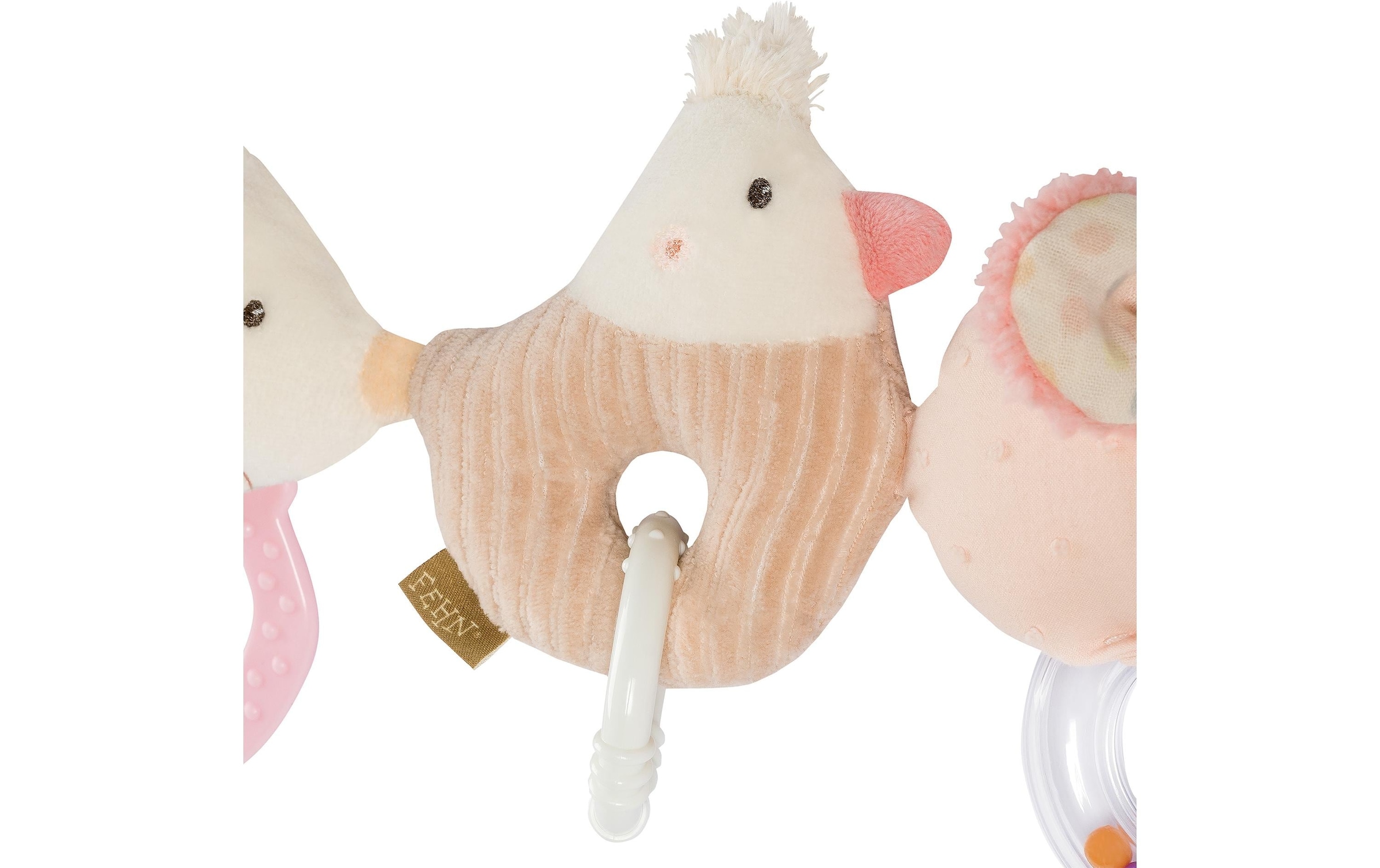 Fehn Kinderwagenkette »Rosa/Beige«