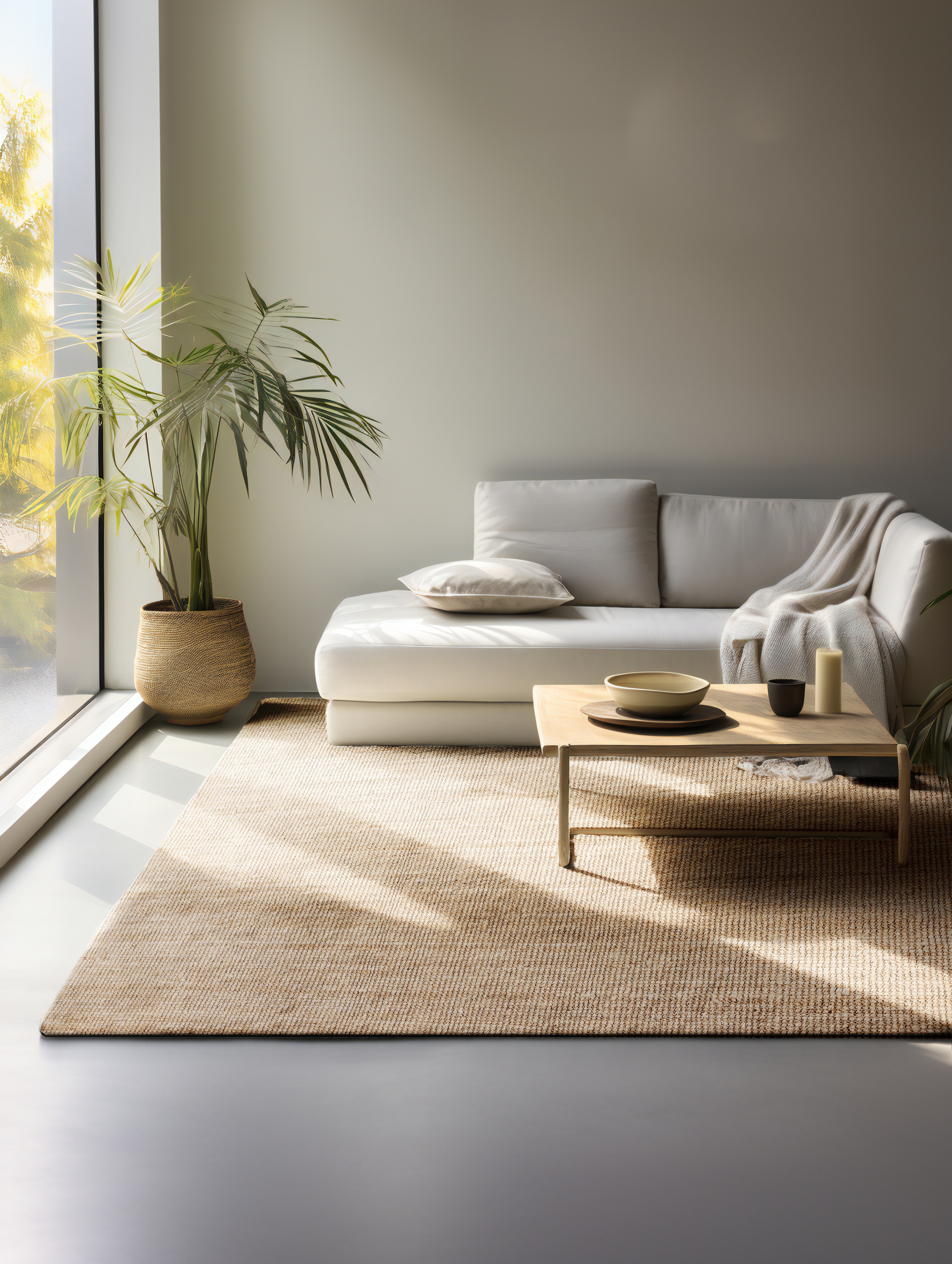 HANSE Home Teppich »Jaipur Juteteppich, als Läufer und in Rund«, rechteckig, 10 mm Höhe, 100% Naturfaser, Wohnzimmer, Esszimmer, Schlafzimmer, GRS