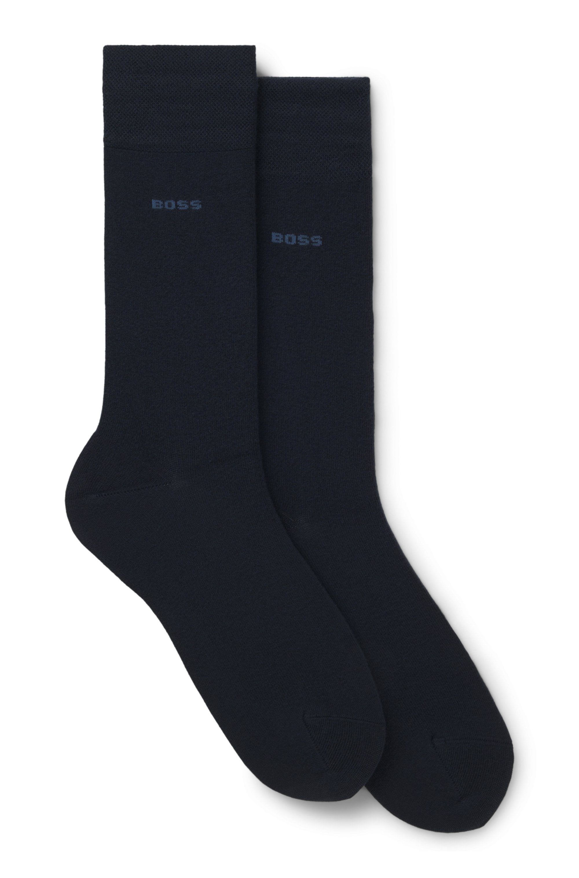 BOSS Businesssocken »2P RS Bamboo 1027« Packung, 2 Stk. tlg. mit Strickbündchen