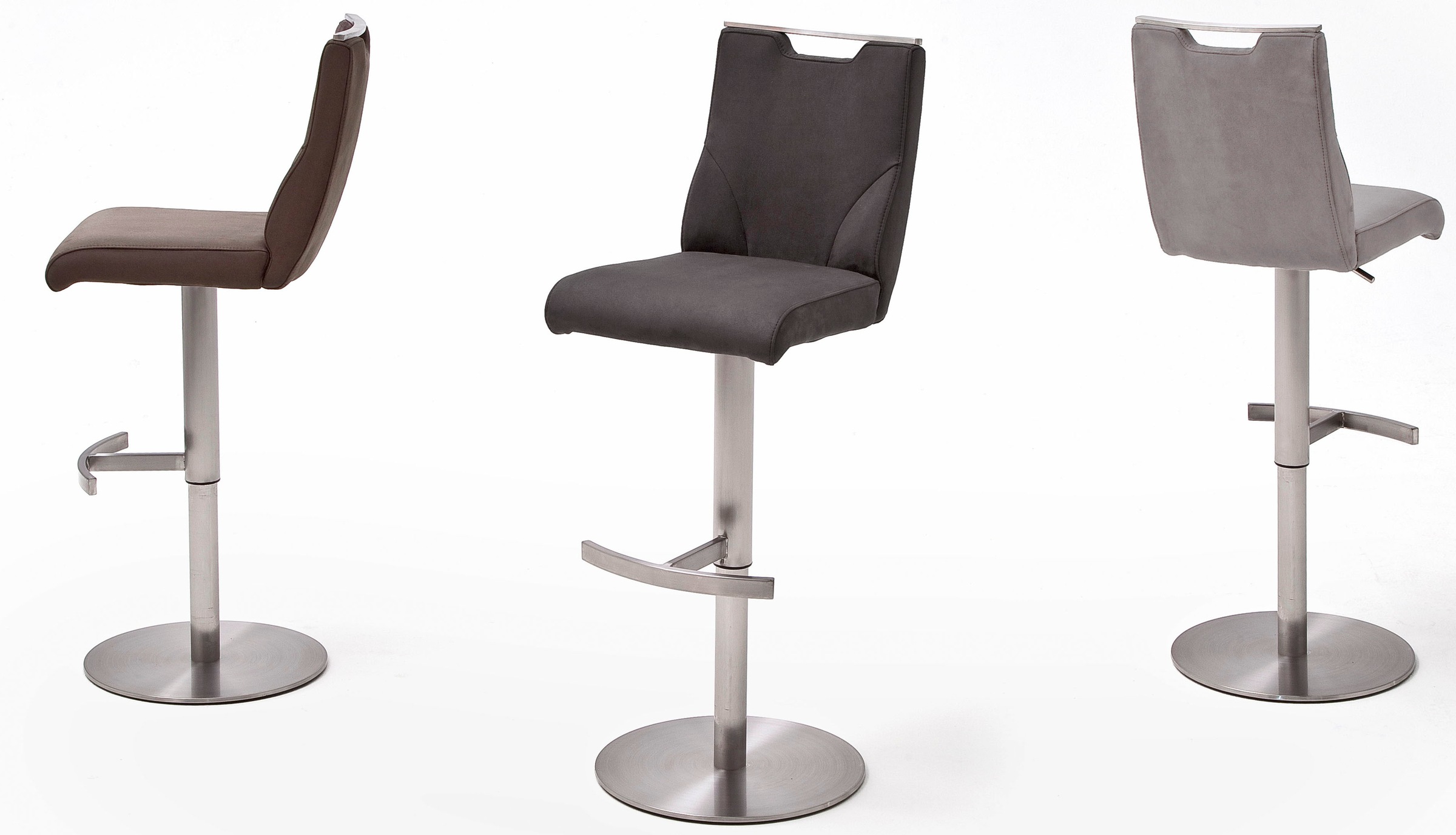 MCA furniture Bistrostuhl »GIULIA Barstuhl Tresenstuhl Tresenhocker«, Barhocker,Bistrohocker,Barstuhl,drehbar,Sitzhöhe 53-78cm,mit Lehne