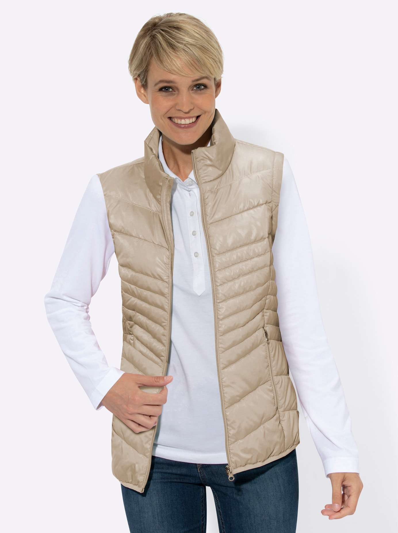 Casual Looks Steppjacke ohne Kapuze