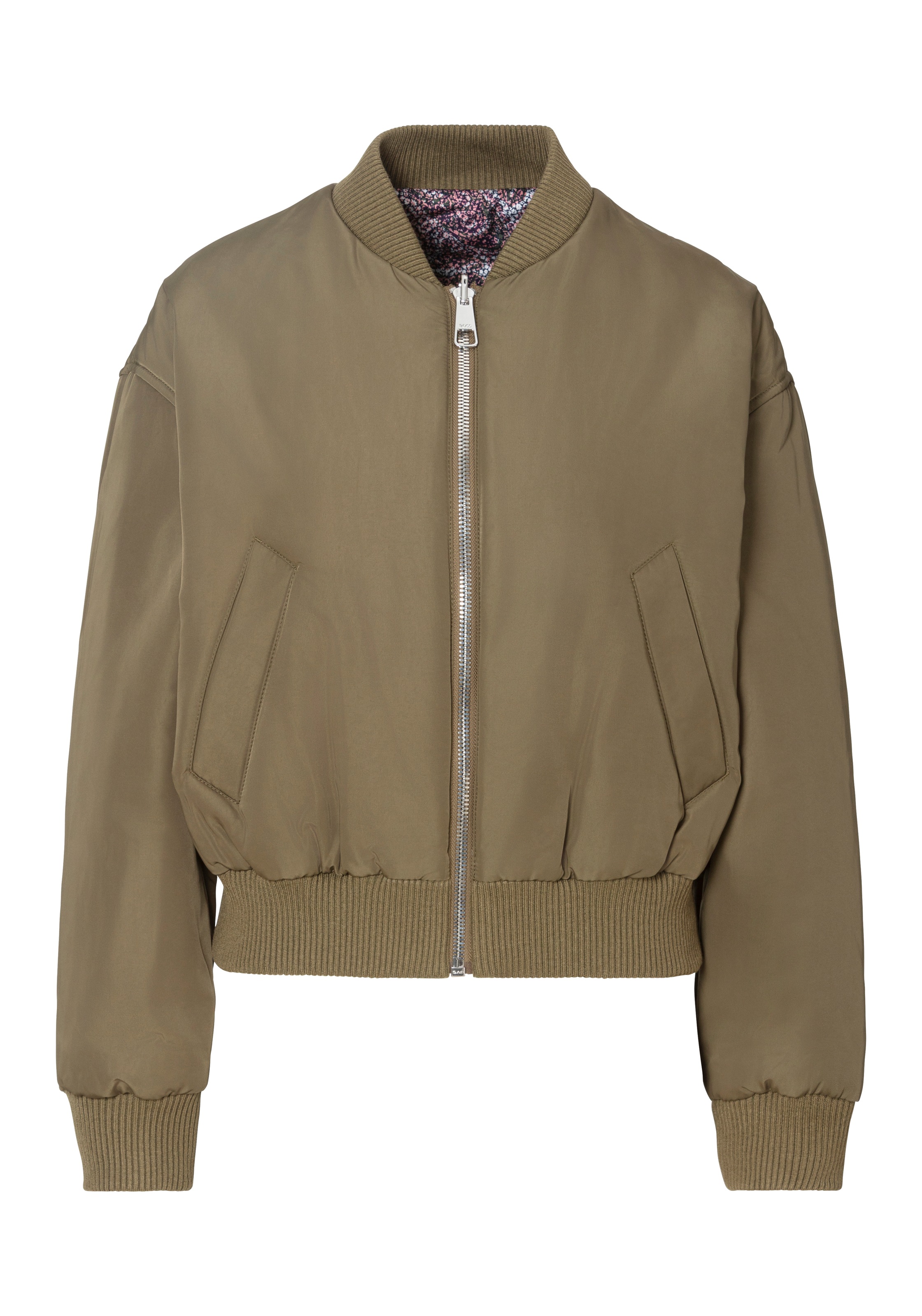 BOSS ORANGE Wendejacke »Pikomba Premium Damenmode« mit BOSS Logo-Badge, Blouson Bomberjacke 2 in 1 Jacke