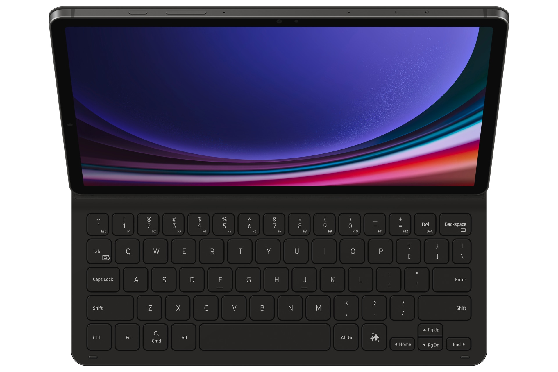 Samsung Tablet-Hülle »Book Cover Keyboard Slim für Galaxy Tab S9 | S9 FE | S10 FE«, Tastatur Cover, Schutzhülle, Tablethülle, Case, Schutzcase, stossfest