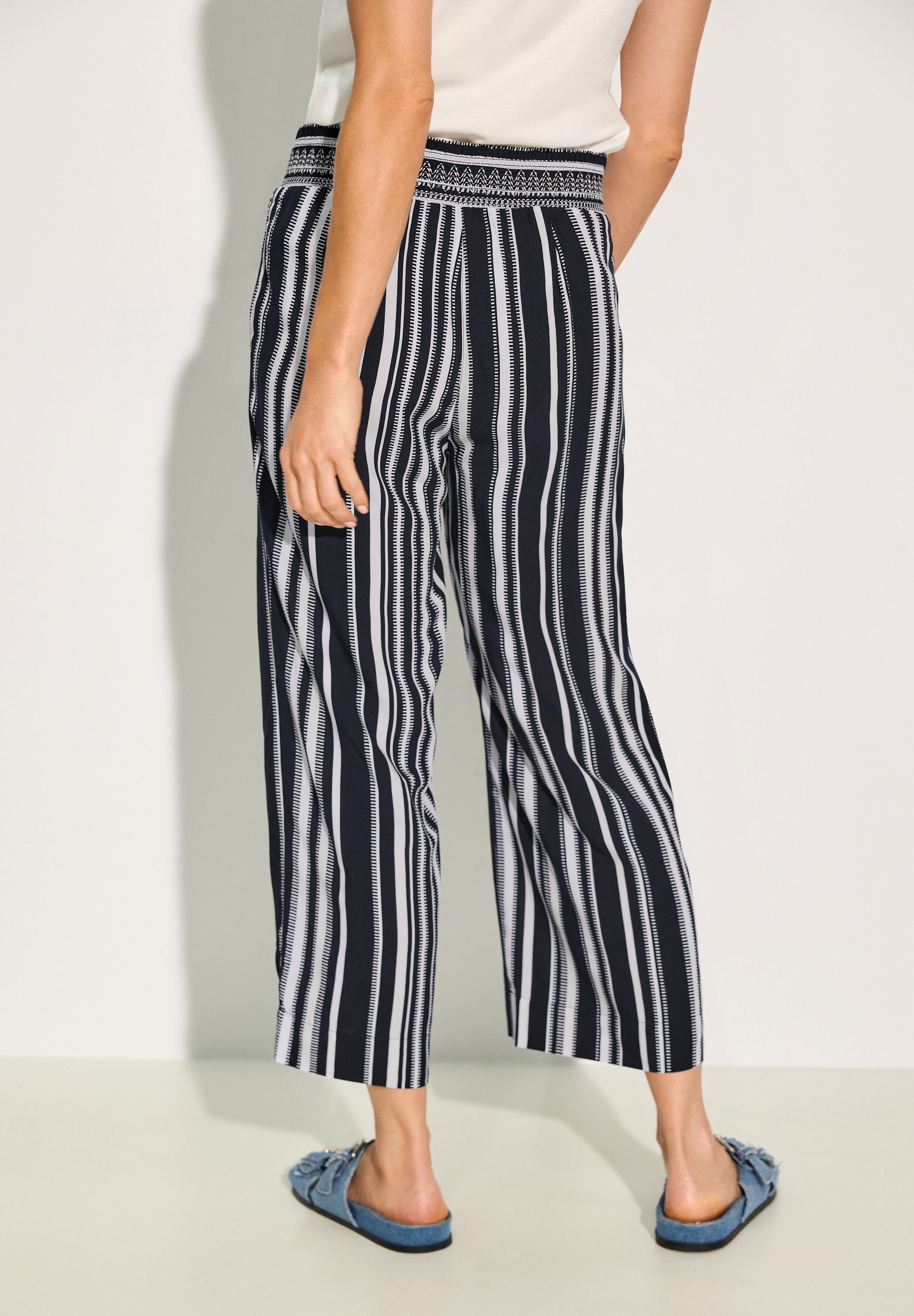 Cecil 7/8-Hose »Style Neele«, mit gesmoktem Bund