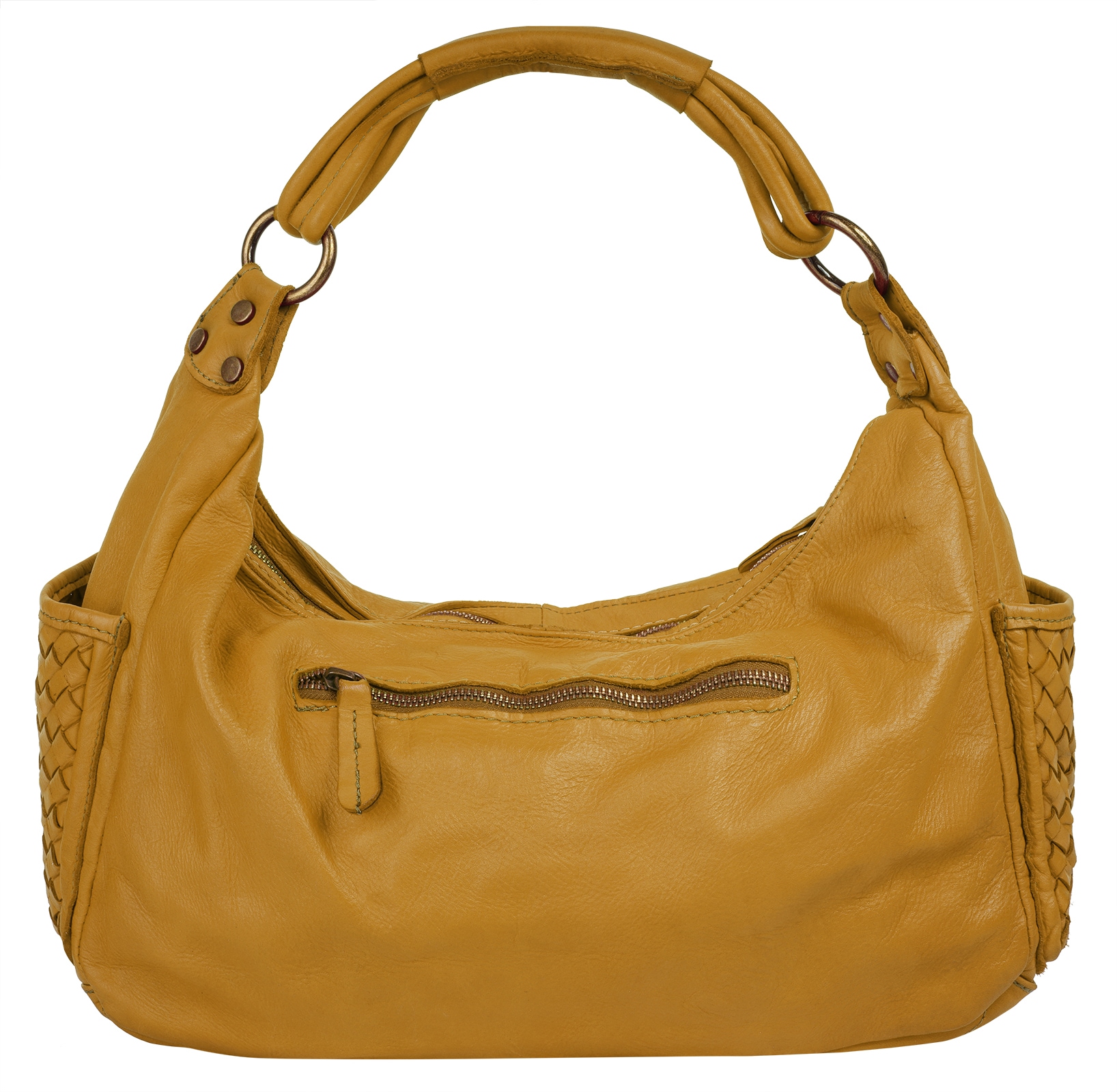 Samantha Look Henkeltasche, echt Leder, Made in Italy