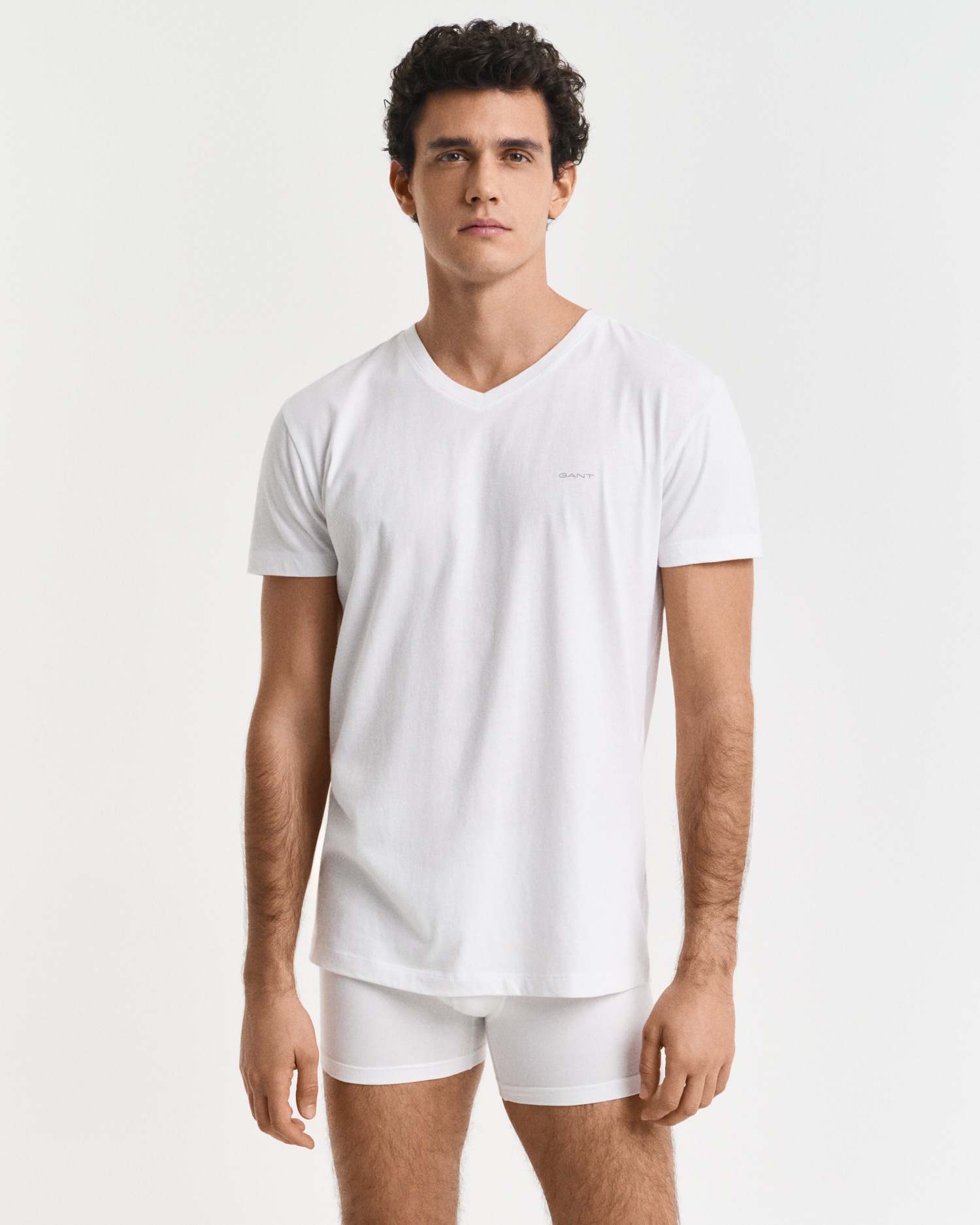 Gant Kurzarmshirt »V-NECK T-SHIRT 2-PACK«, Mit V-Ausschnitt