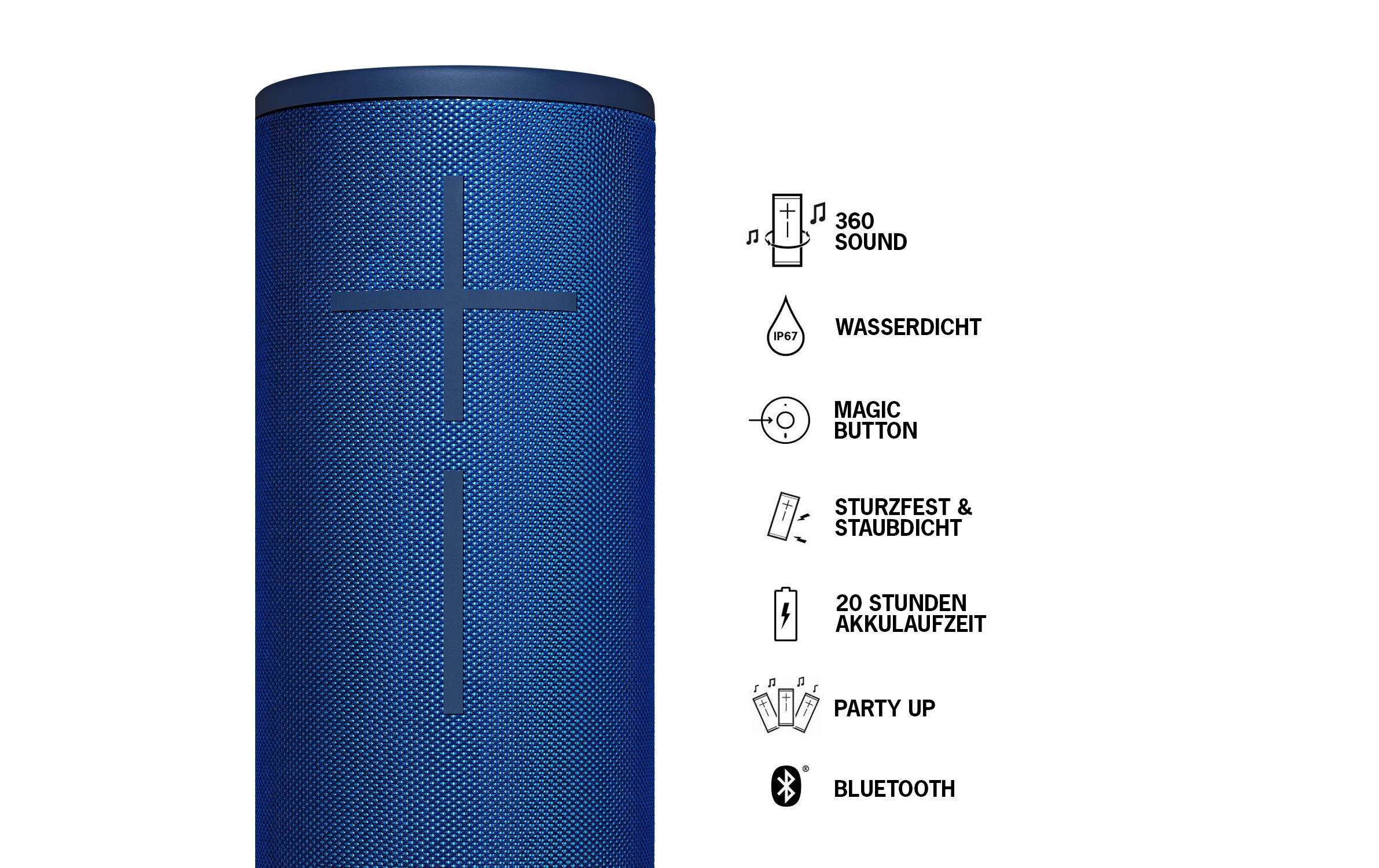 Ultimate Ears Bluetooth-Speaker »MEGABOOM 3«